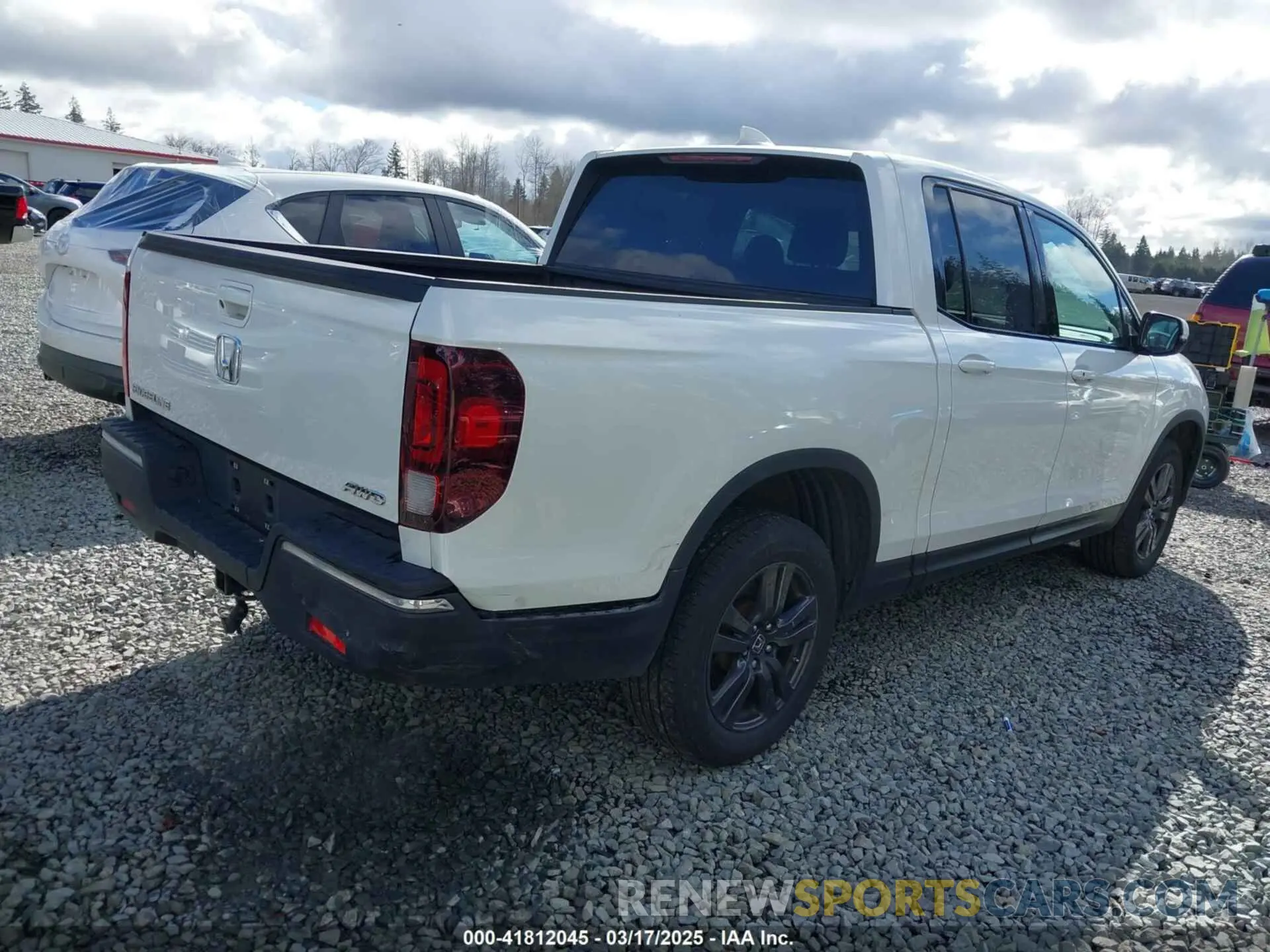 4 fotografías del automóvil dañado 5FPYK3F10KB045515 HONDA RIDGELINE 2019