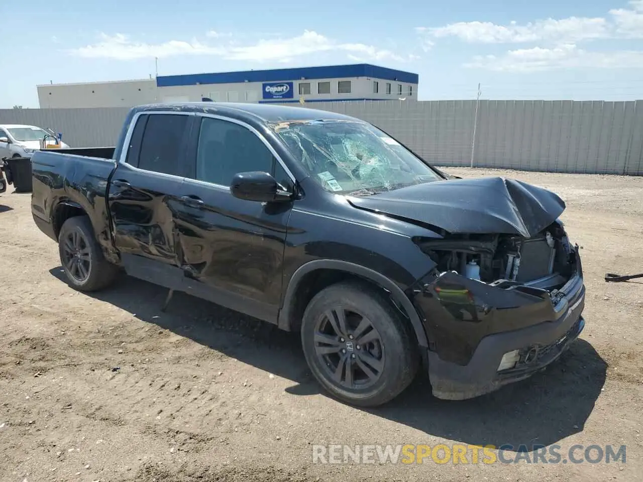4 fotografías del automóvil dañado 5FPYK3F11KB045703 HONDA RIDGELINE 2019