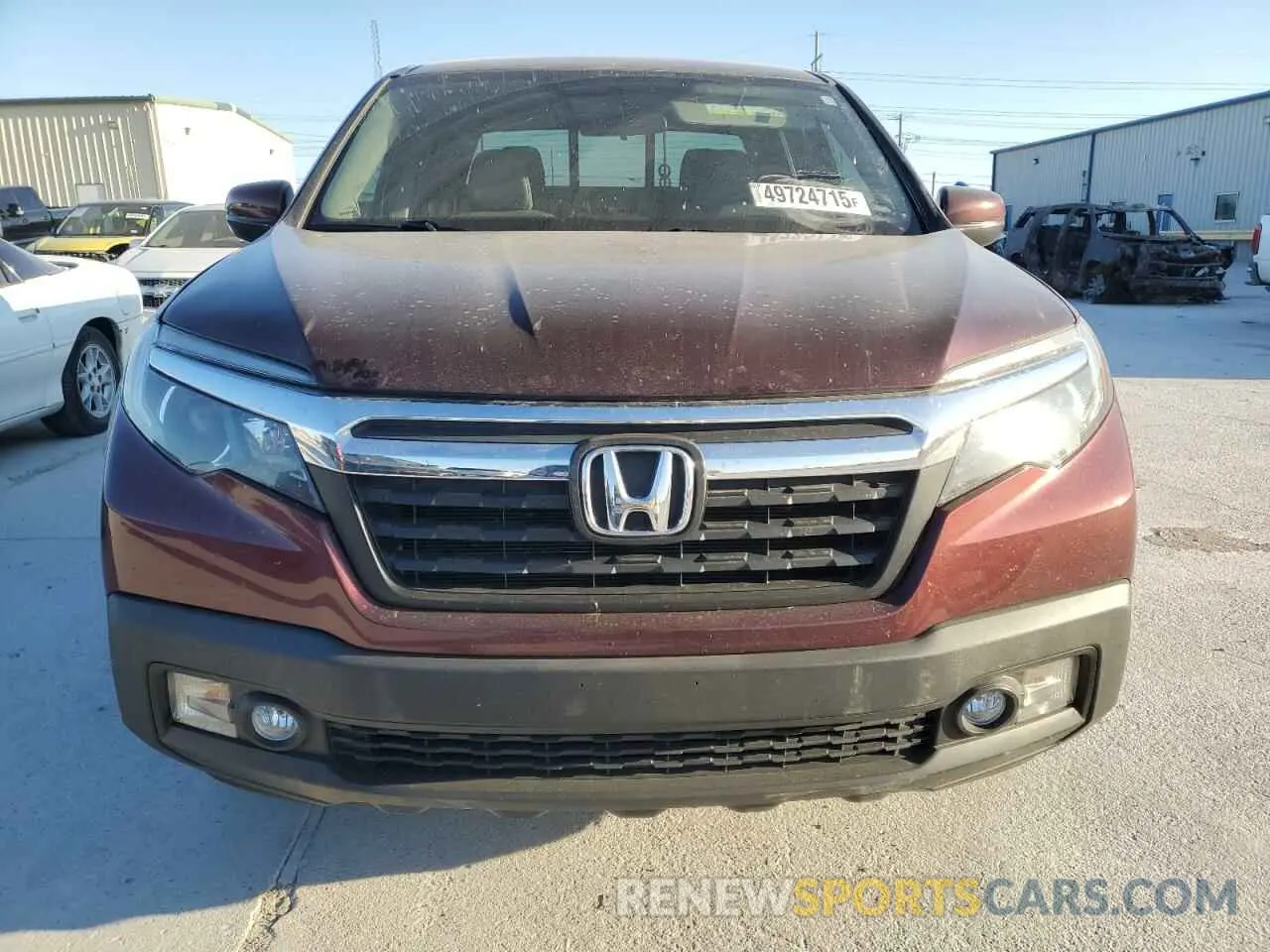 5 fotografías del automóvil dañado 5FPYK3F50KB039815 HONDA RIDGELINE 2019