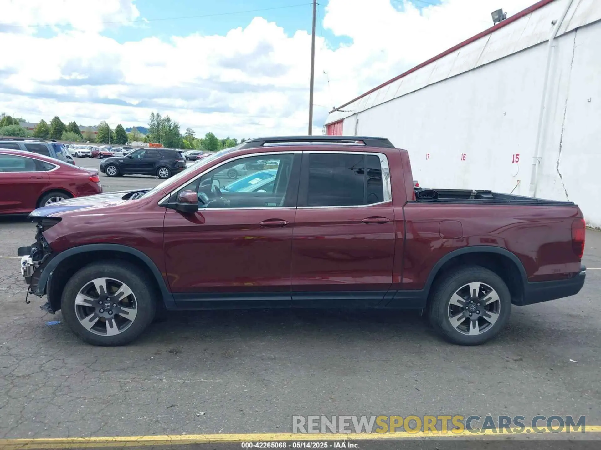 15 fotografías del automóvil dañado 5FPYK3F50KB043492 HONDA RIDGELINE 2019