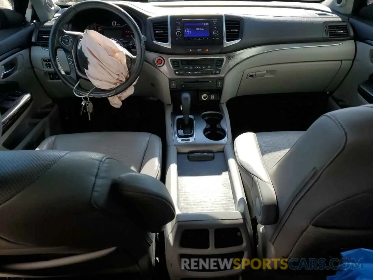 8 fotografías del automóvil dañado 5FPYK3F57KB014653 HONDA RIDGELINE 2019