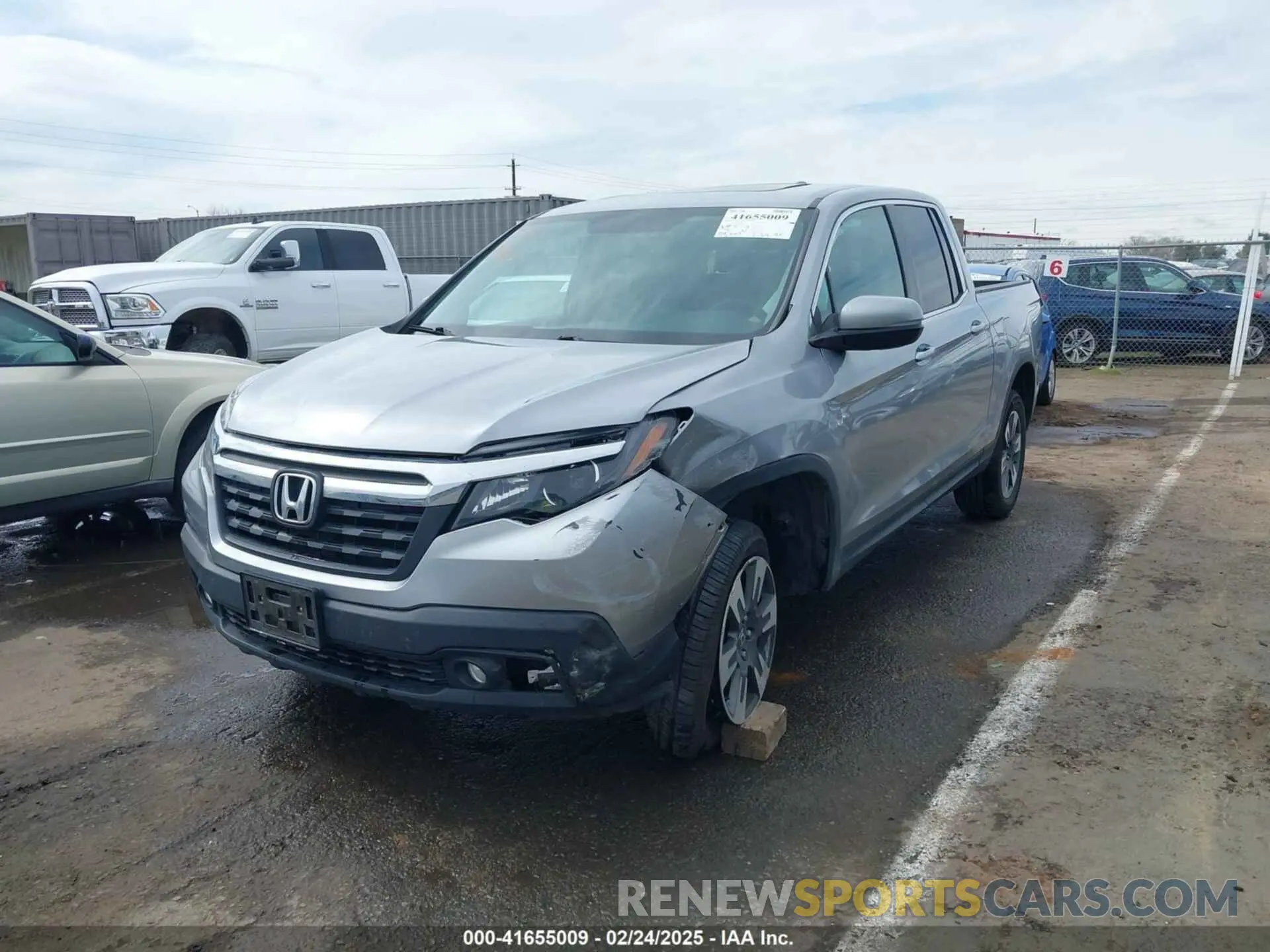 2 fotografías del automóvil dañado 5FPYK3F61KB035166 HONDA RIDGELINE 2019