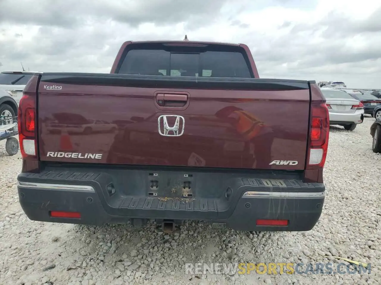 6 fotografías del automóvil dañado 5FPYK3F70KB002068 HONDA RIDGELINE 2019