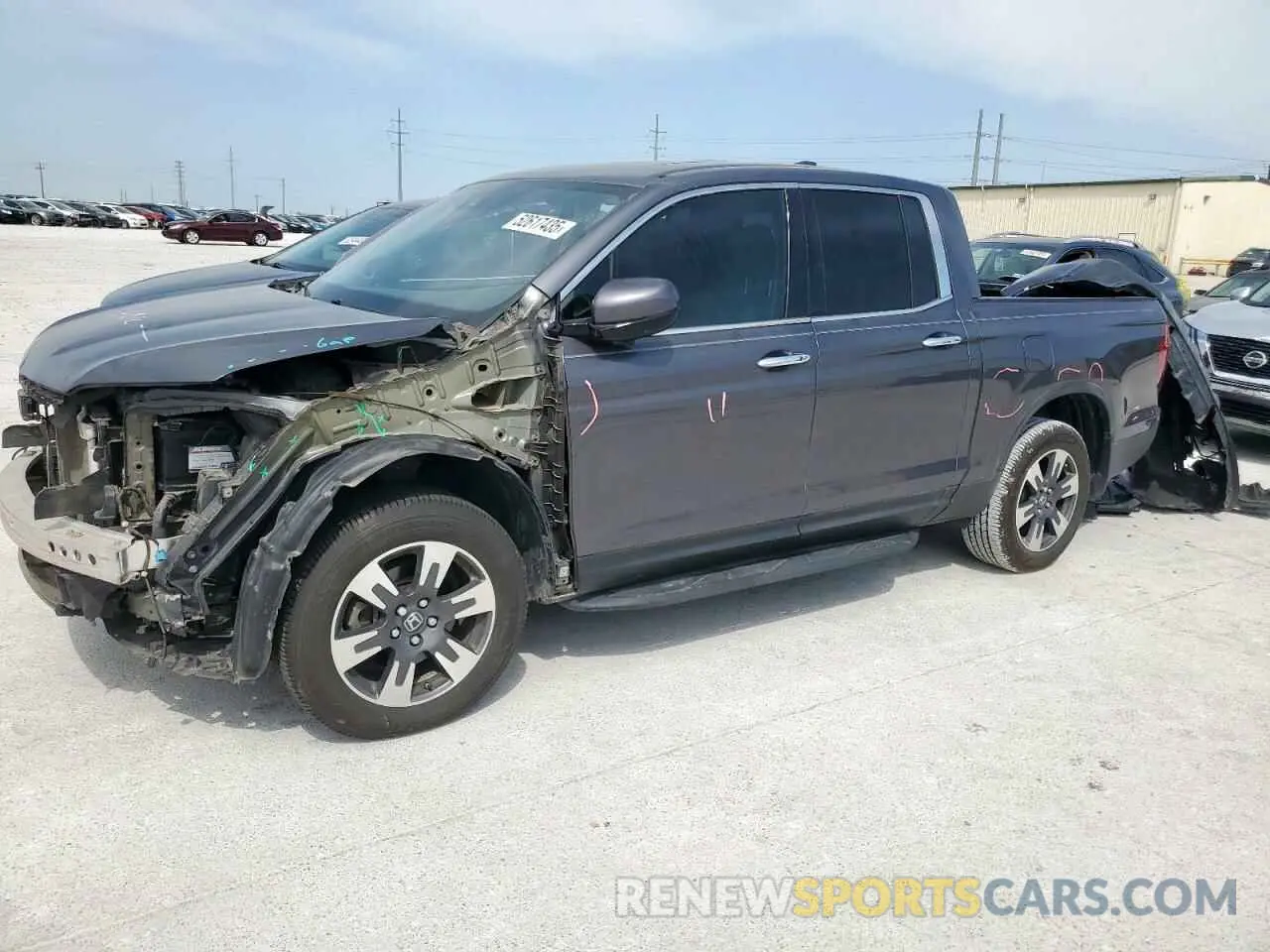 1 fotografías del automóvil dañado 5FPYK3F71KB021020 HONDA RIDGELINE 2019