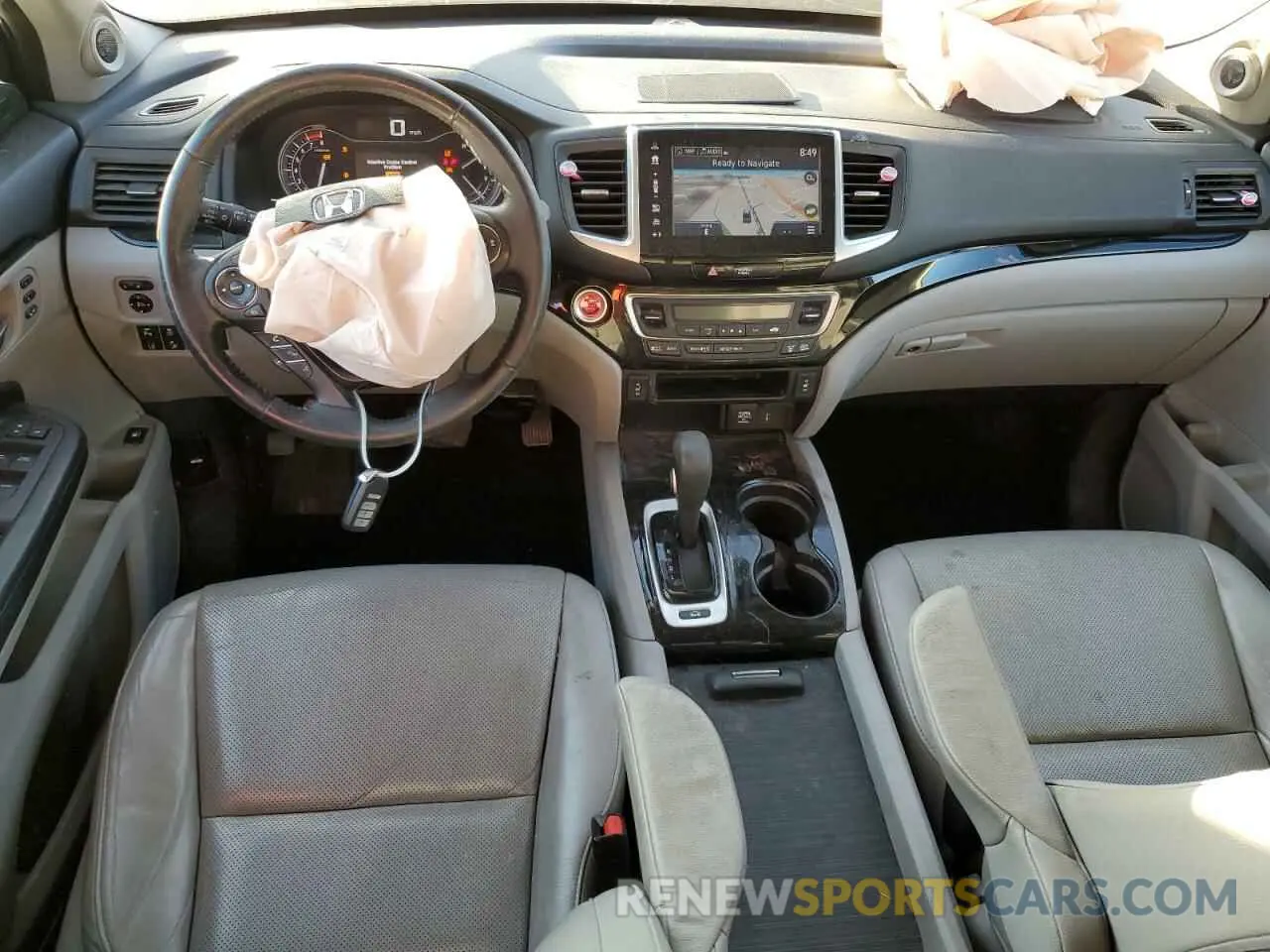 8 fotografías del automóvil dañado 5FPYK3F74KB010495 HONDA RIDGELINE 2019