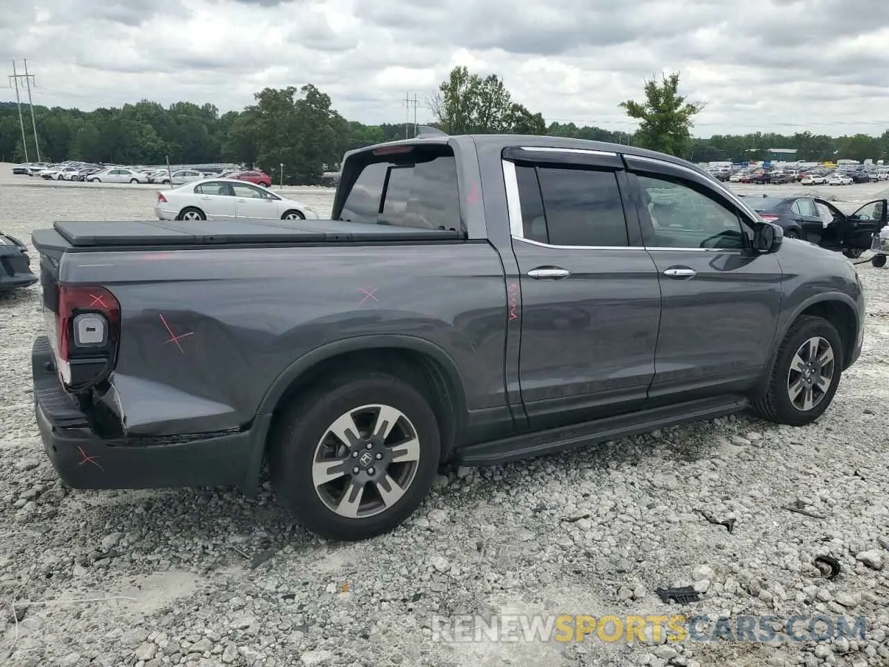 3 fotografías del automóvil dañado 5FPYK3F77KB005131 HONDA RIDGELINE 2019