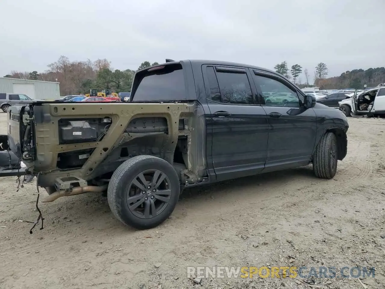 3 fotografías del automóvil dañado 5FPYK2F12LB000040 HONDA RIDGELINE 2020