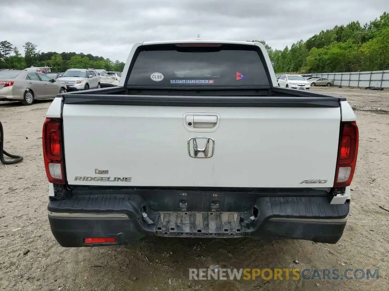 6 fotografías del automóvil dañado 5FPYK3F10LB022690 HONDA RIDGELINE 2020