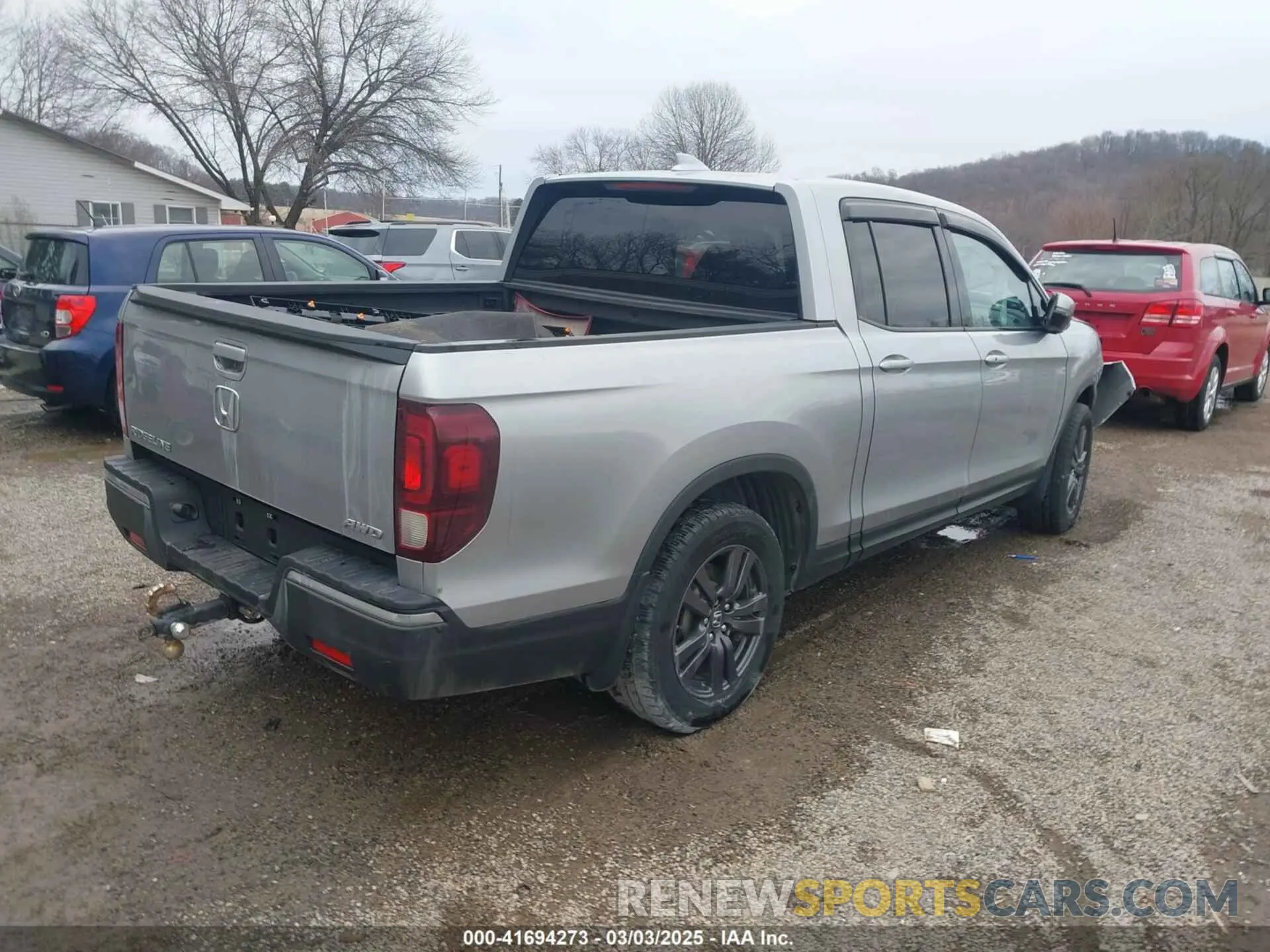 4 fotografías del automóvil dañado 5FPYK3F13LB023123 HONDA RIDGELINE 2020