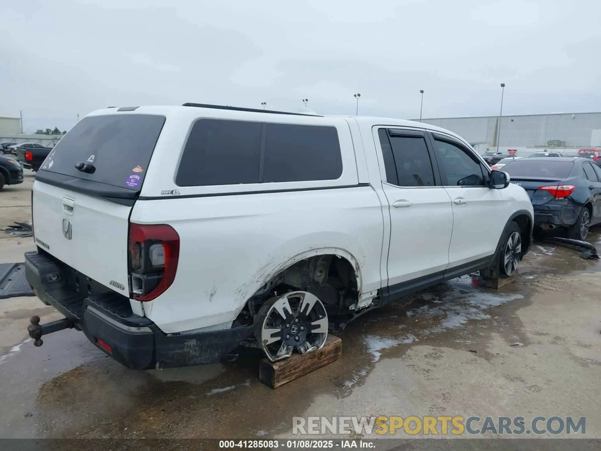 4 fotografías del automóvil dañado 5FPYK3F52LB020328 HONDA RIDGELINE 2020