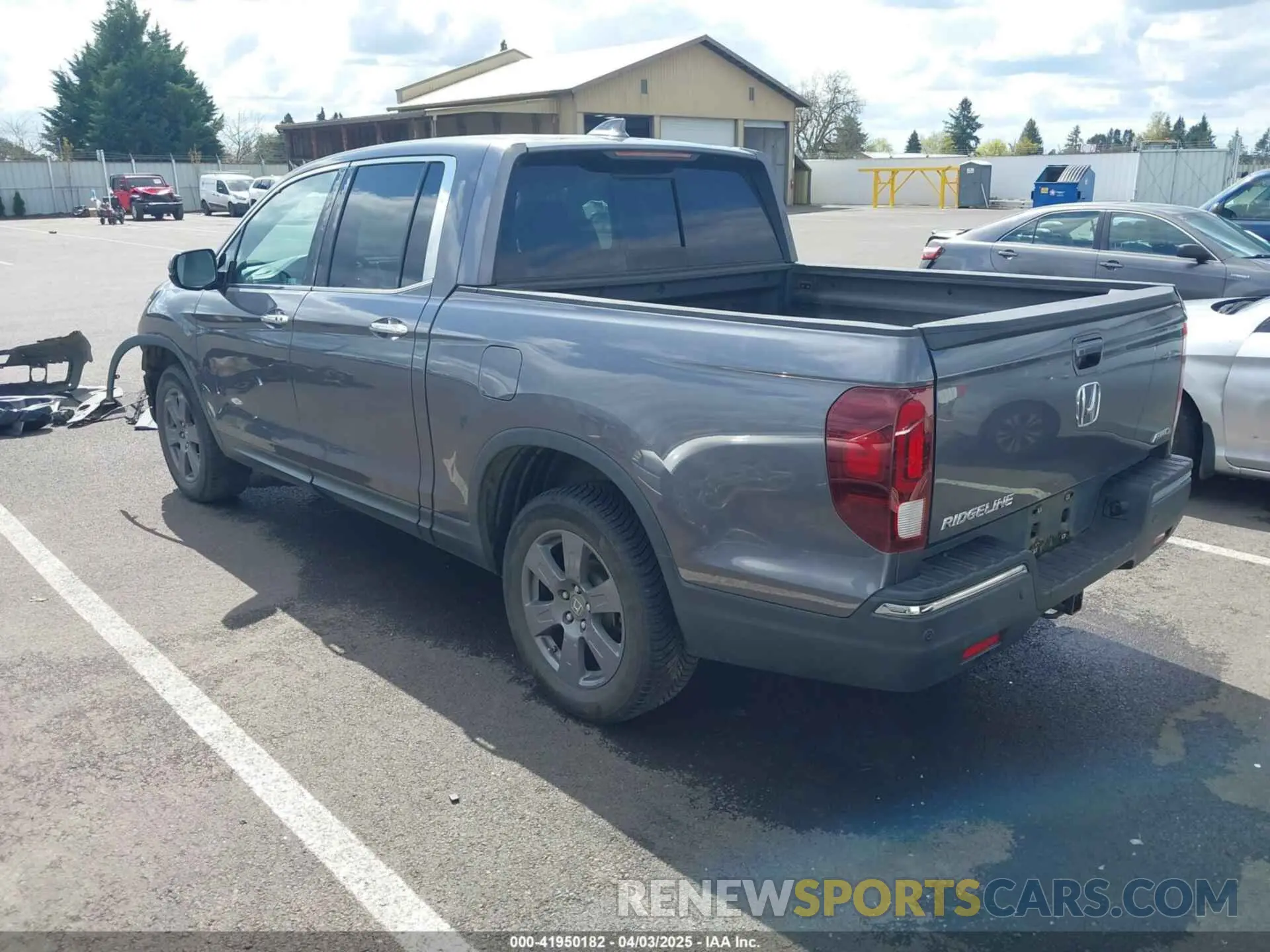 3 fotografías del automóvil dañado 5FPYK3F71LB004106 HONDA RIDGELINE 2020