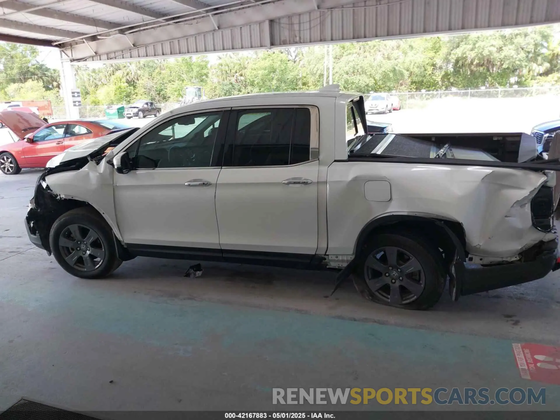 14 fotografías del automóvil dañado 5FPYK3F71LB005028 HONDA RIDGELINE 2020