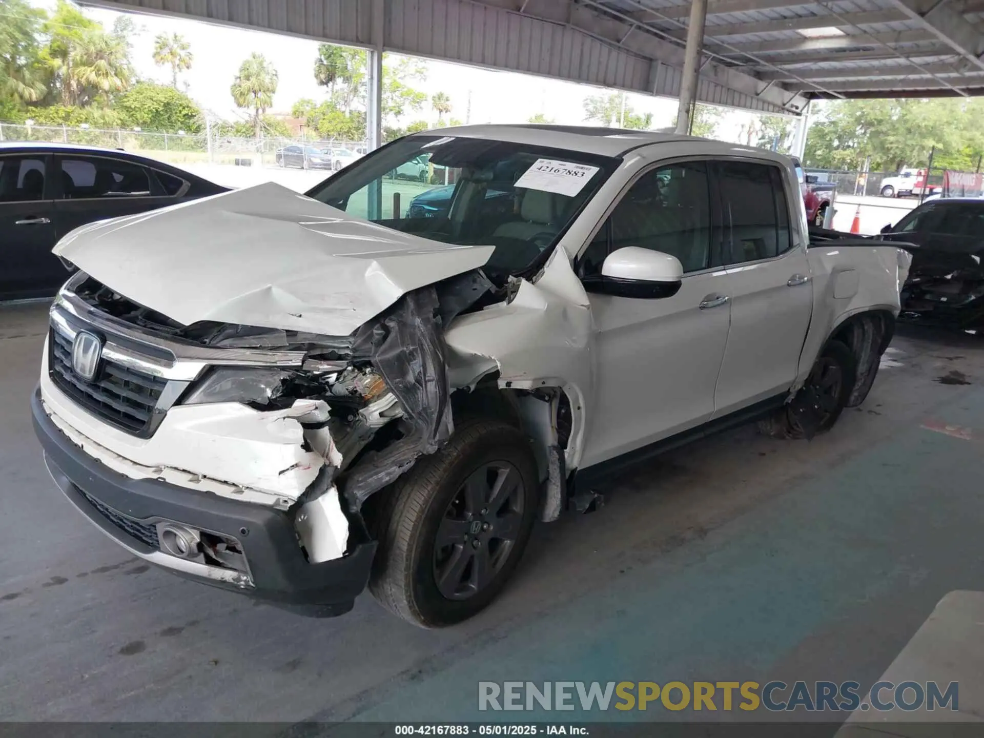 2 fotografías del automóvil dañado 5FPYK3F71LB005028 HONDA RIDGELINE 2020