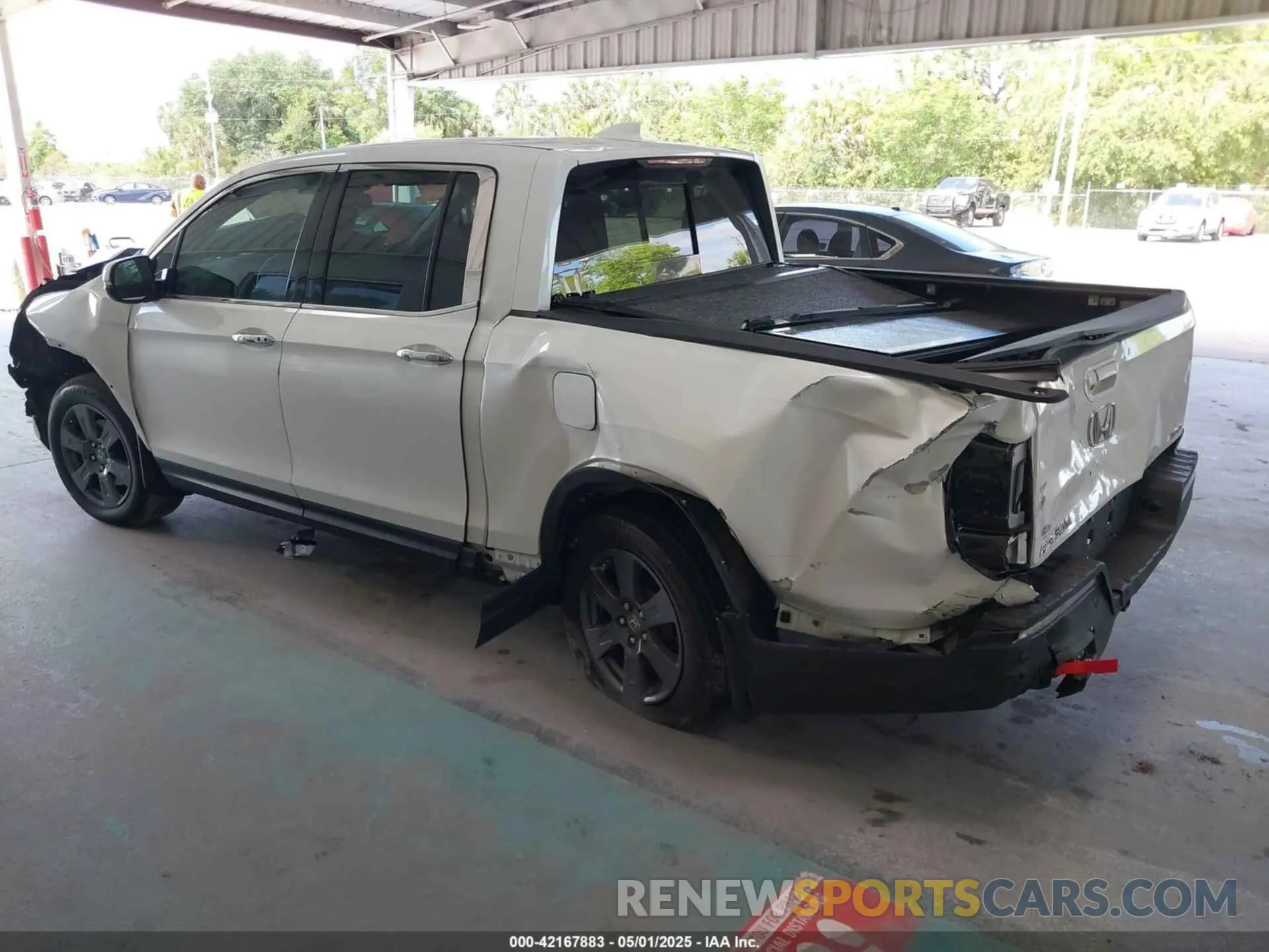 3 fotografías del automóvil dañado 5FPYK3F71LB005028 HONDA RIDGELINE 2020
