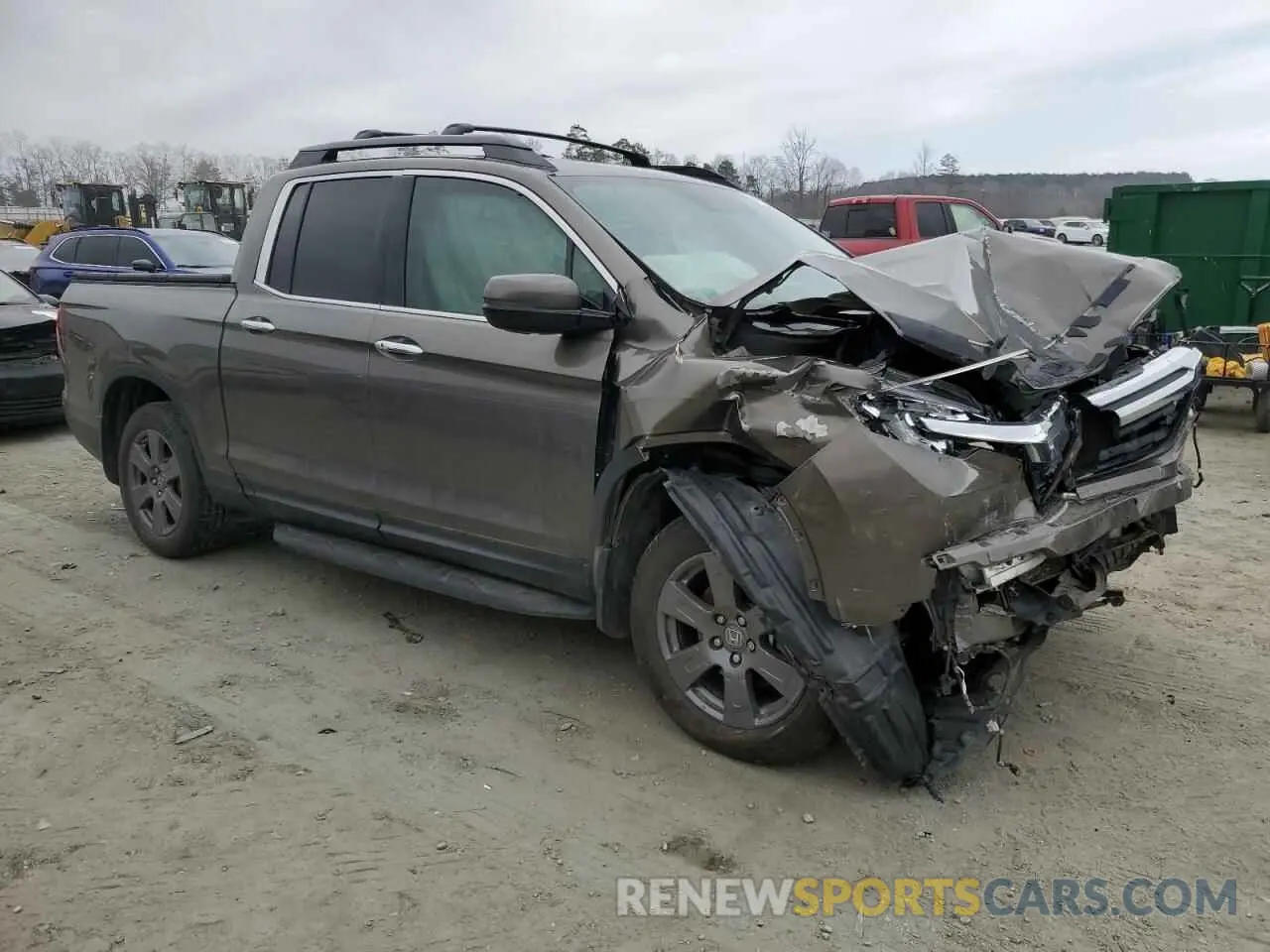 4 fotografías del automóvil dañado 5FPYK3F73LB001983 HONDA RIDGELINE 2020