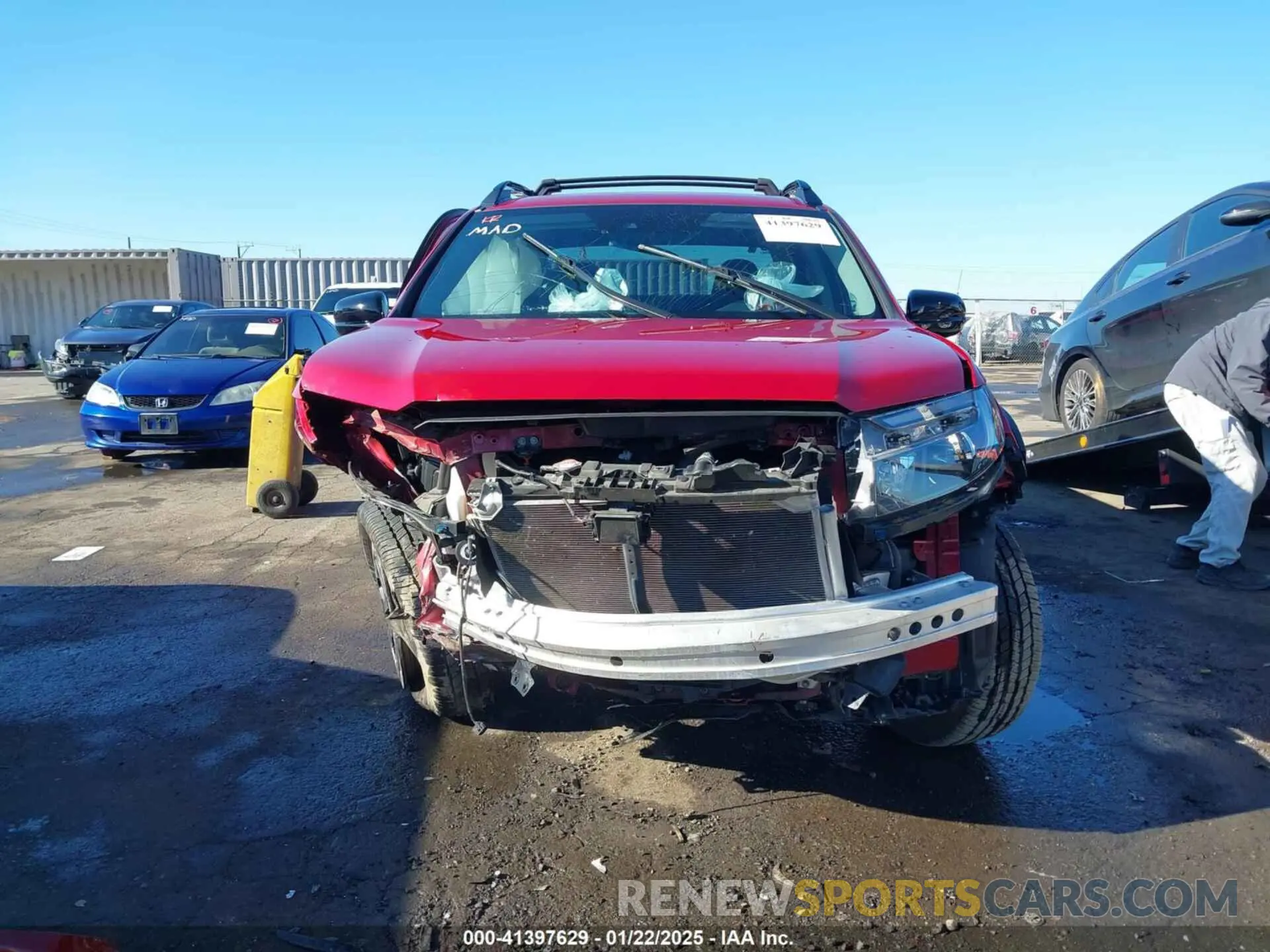 13 fotografías del automóvil dañado 5FPYK3F10MB001758 HONDA RIDGELINE 2021