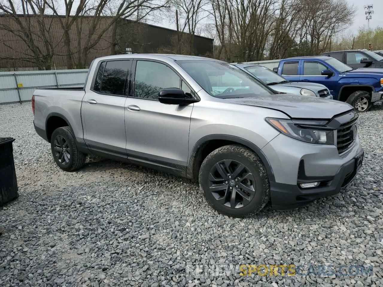 4 fotografías del automóvil dañado 5FPYK3F11MB003051 HONDA RIDGELINE 2021