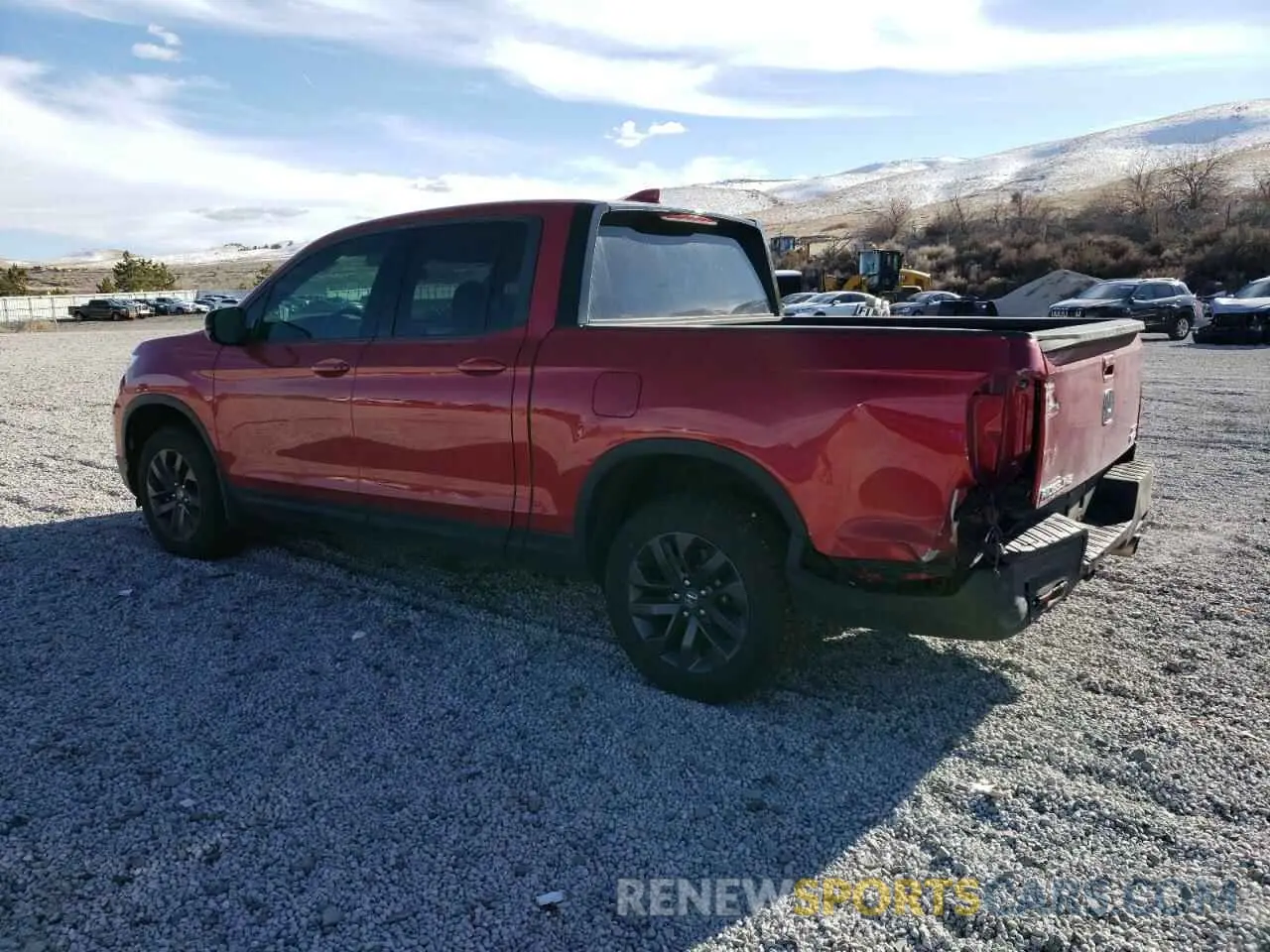 2 fotografías del automóvil dañado 5FPYK3F11MB015863 HONDA RIDGELINE 2021