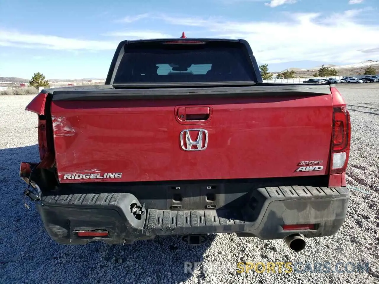6 fotografías del automóvil dañado 5FPYK3F11MB015863 HONDA RIDGELINE 2021