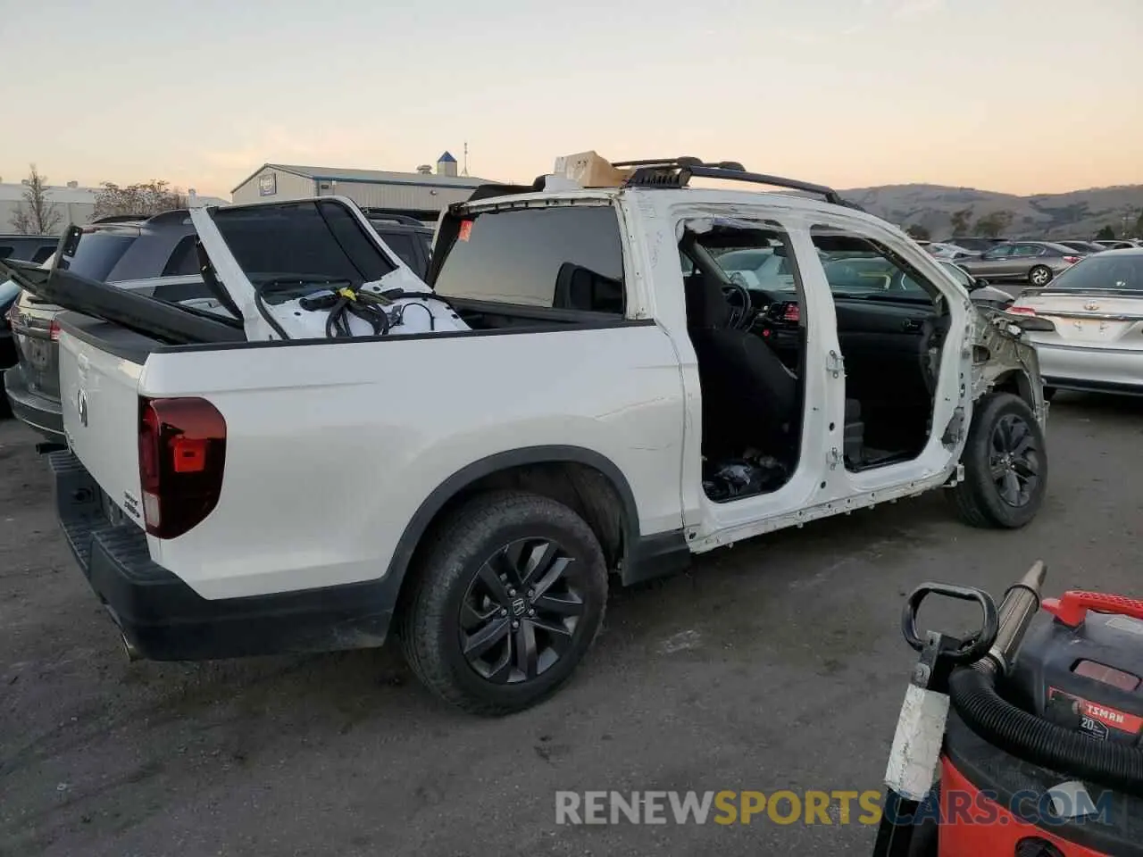 3 fotografías del automóvil dañado 5FPYK3F13MB000426 HONDA RIDGELINE 2021