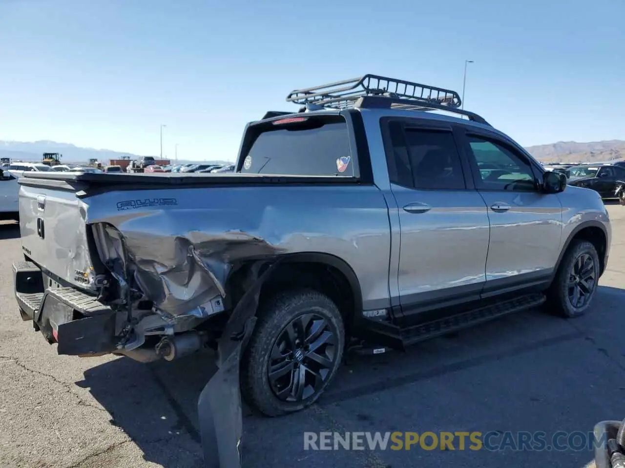 3 fotografías del automóvil dañado 5FPYK3F13MB010860 HONDA RIDGELINE 2021