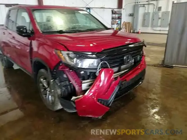 13 fotografías del automóvil dañado 5FPYK3F19MB024245 HONDA RIDGELINE 2021