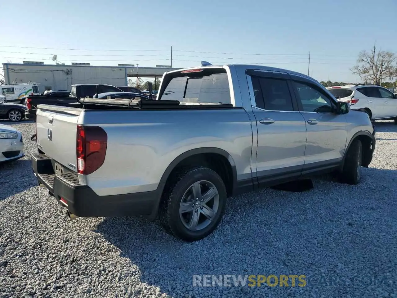 3 fotografías del automóvil dañado 5FPYK3F53MB019934 HONDA RIDGELINE 2021