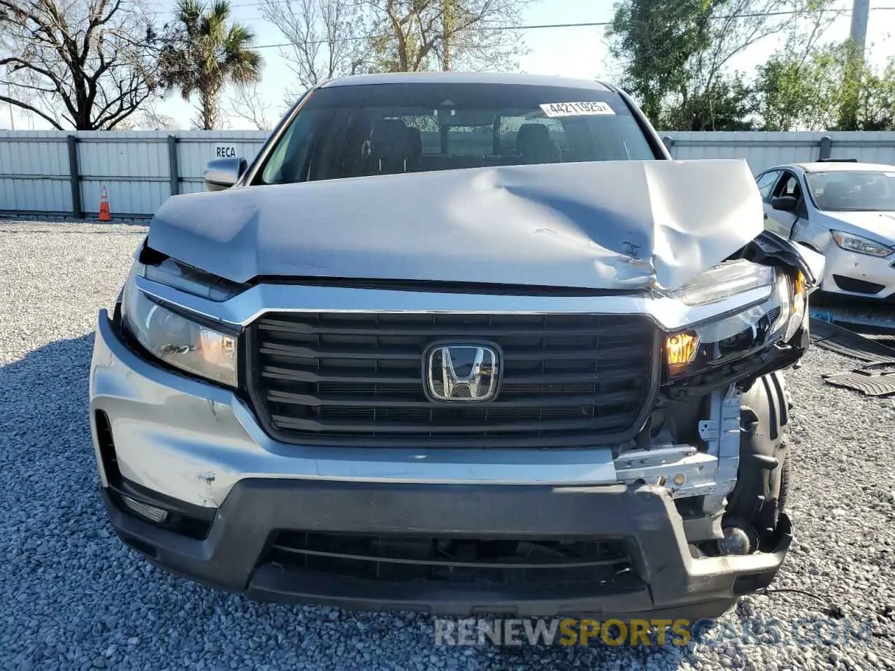 5 fotografías del automóvil dañado 5FPYK3F53MB019934 HONDA RIDGELINE 2021