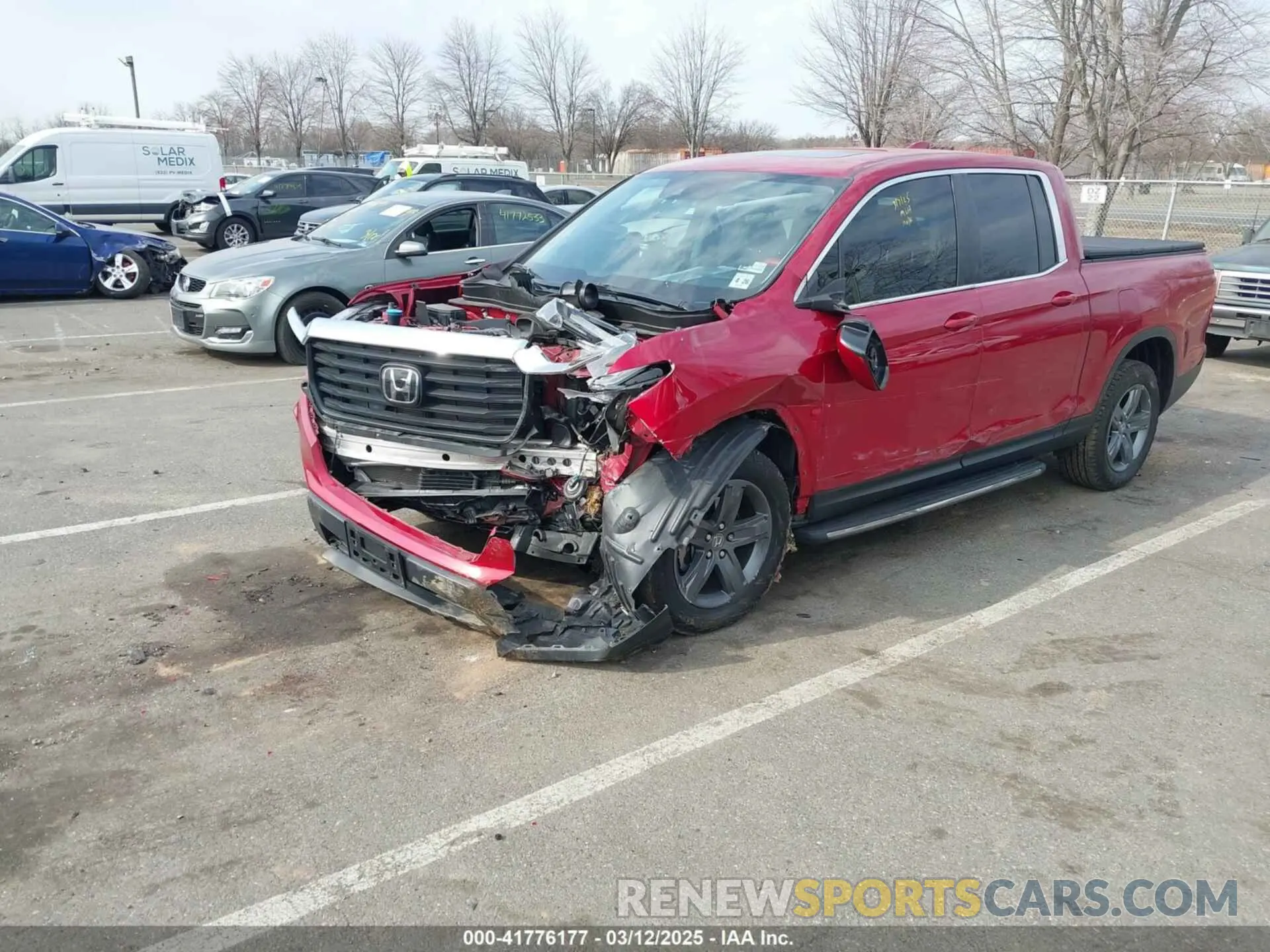 2 fotografías del automóvil dañado 5FPYK3F54MB014502 HONDA RIDGELINE 2021
