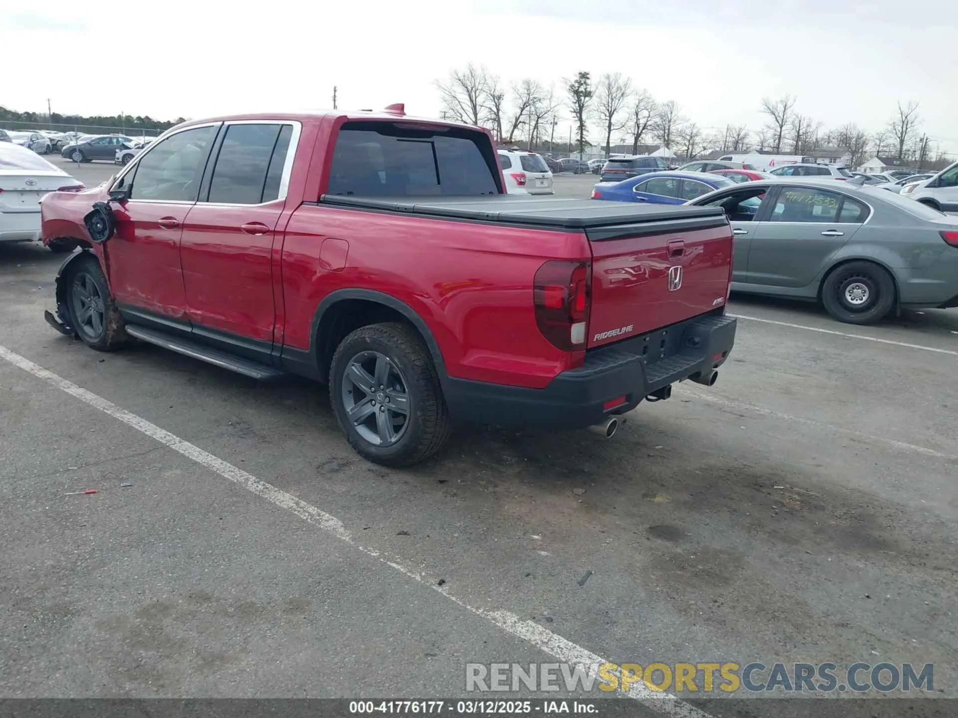 3 fotografías del automóvil dañado 5FPYK3F54MB014502 HONDA RIDGELINE 2021