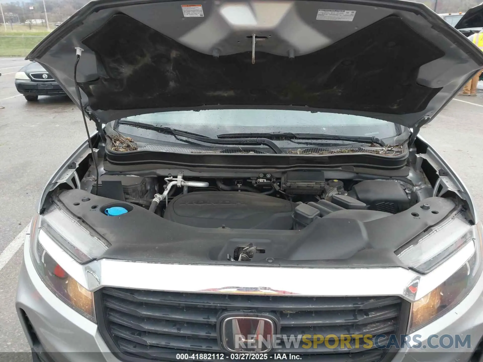 10 fotografías del automóvil dañado 5FPYK3F56MB016316 HONDA RIDGELINE 2021