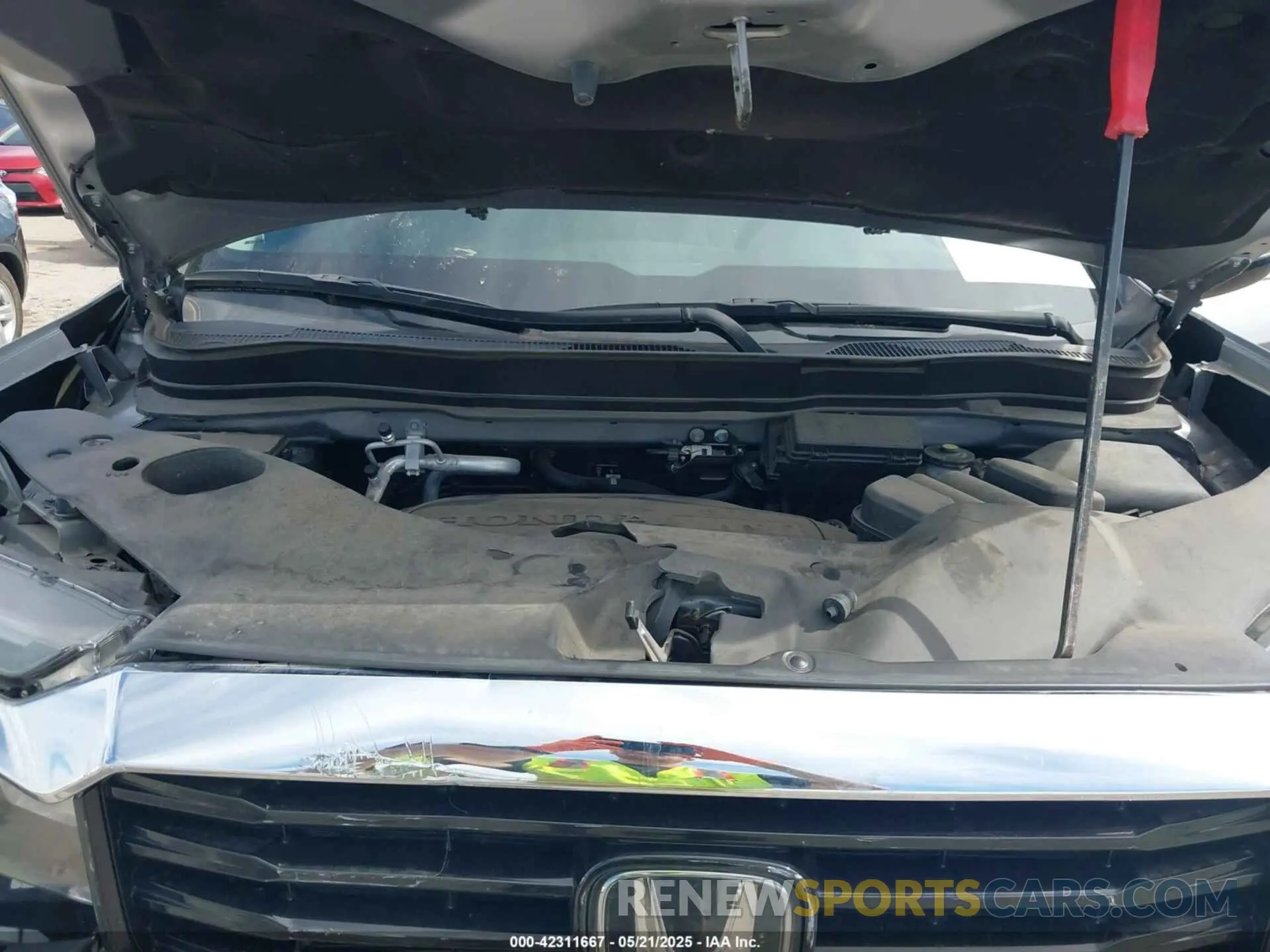 10 fotografías del automóvil dañado 5FPYK3F70MB025806 HONDA RIDGELINE 2021