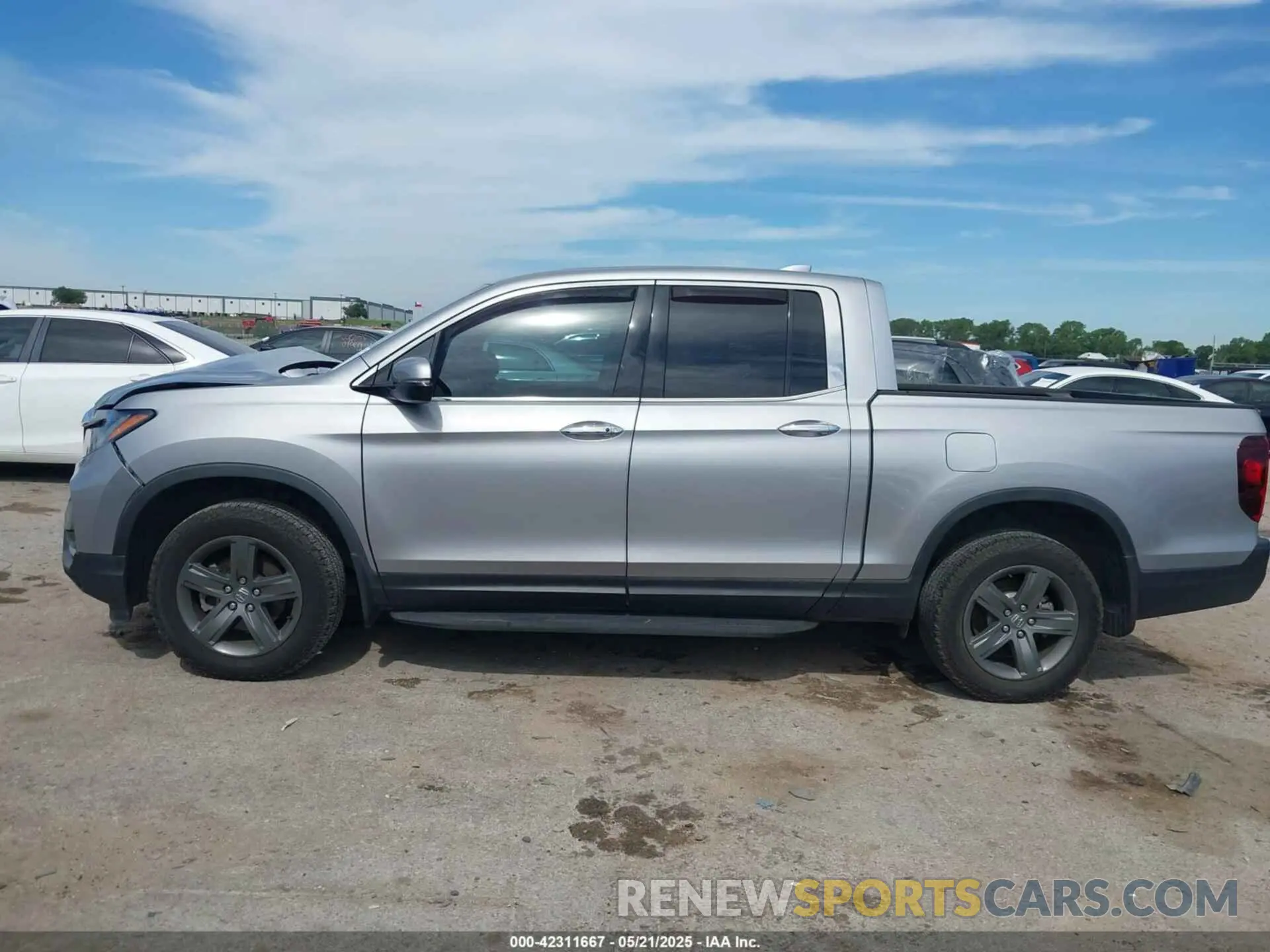 14 fotografías del automóvil dañado 5FPYK3F70MB025806 HONDA RIDGELINE 2021