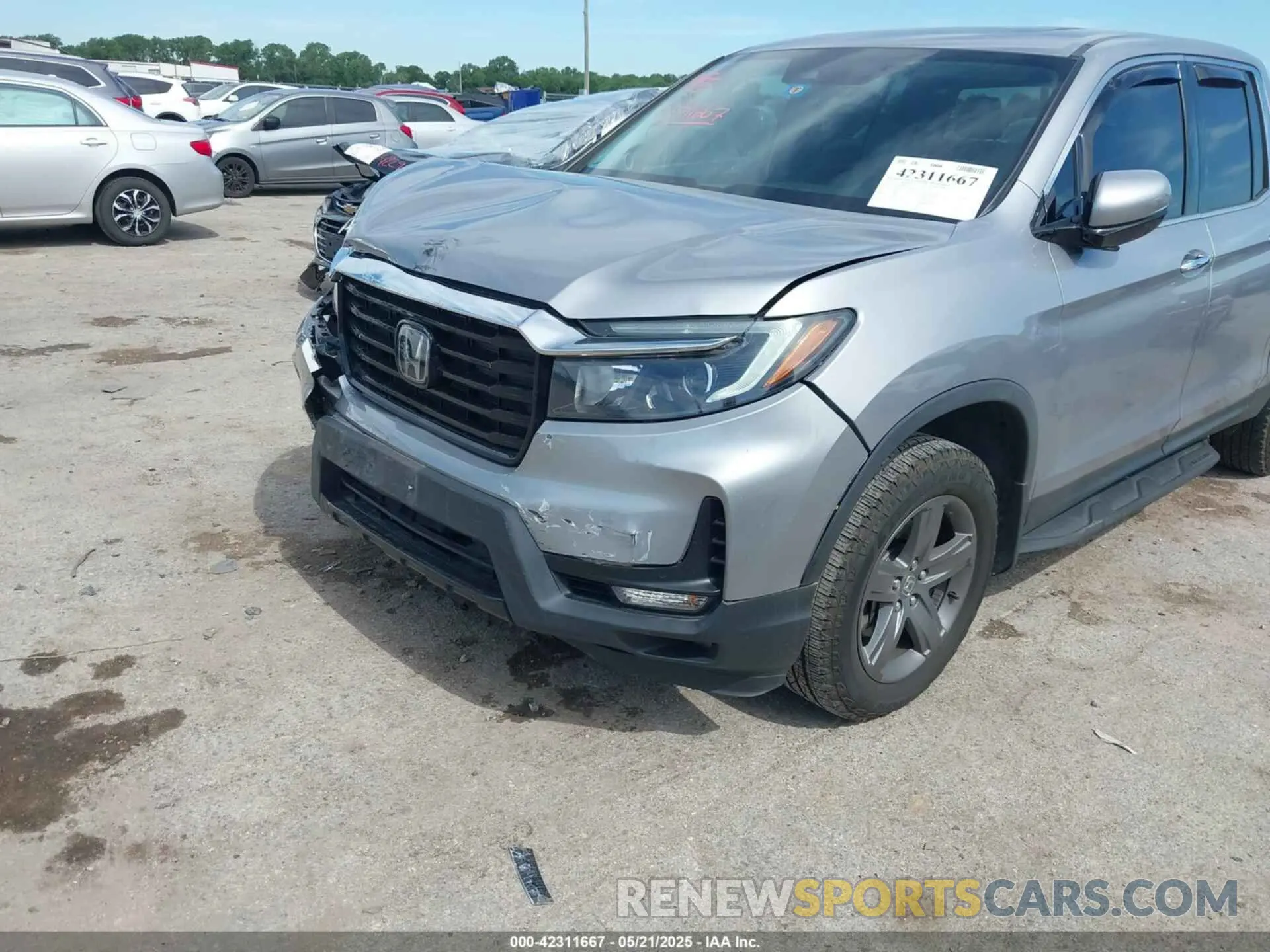 6 fotografías del automóvil dañado 5FPYK3F70MB025806 HONDA RIDGELINE 2021