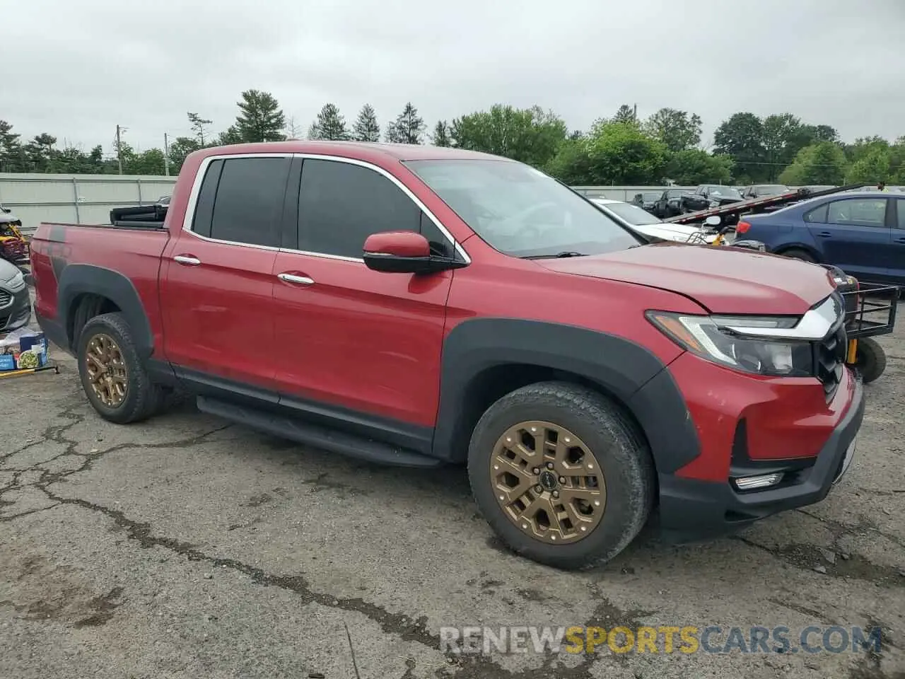 4 fotografías del automóvil dañado 5FPYK3F73MB017991 HONDA RIDGELINE 2021