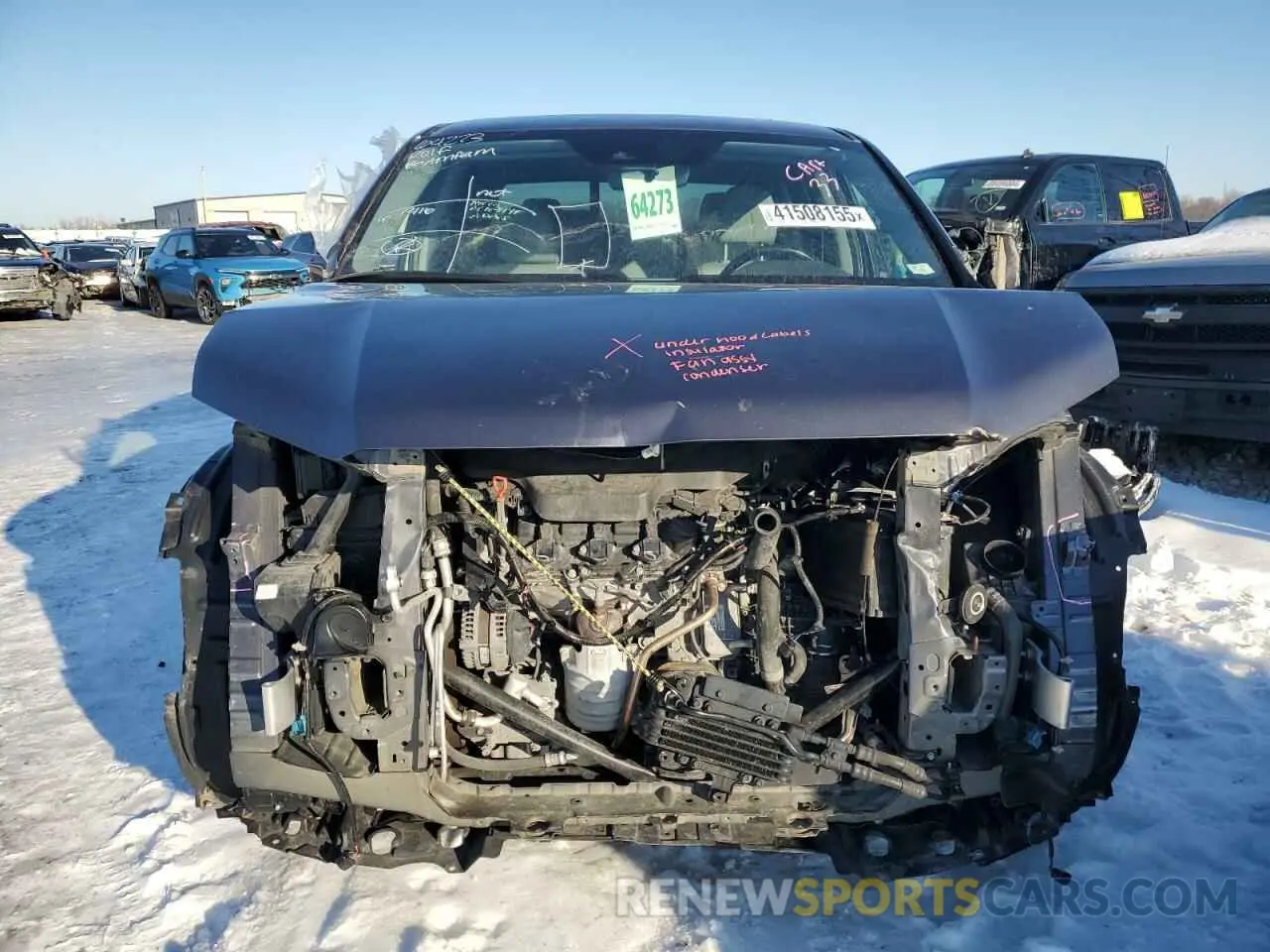 5 fotografías del automóvil dañado 5FPYK3F74MB023122 HONDA RIDGELINE 2021