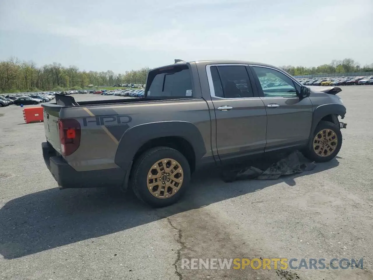 3 fotografías del automóvil dañado 5FPYK3F76MB020626 HONDA RIDGELINE 2021