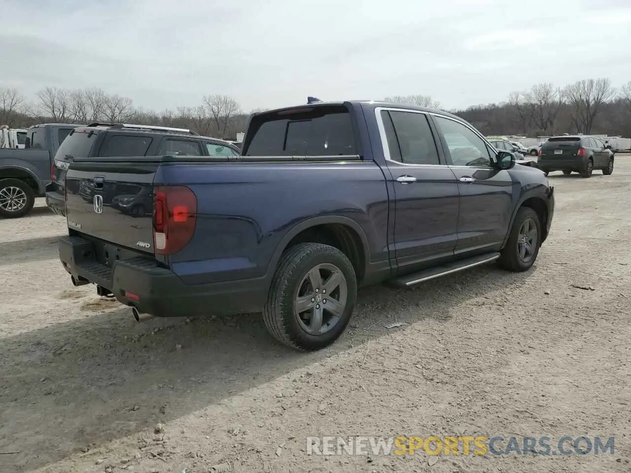 3 fotografías del automóvil dañado 5FPYK3F7XMB022704 HONDA RIDGELINE 2021