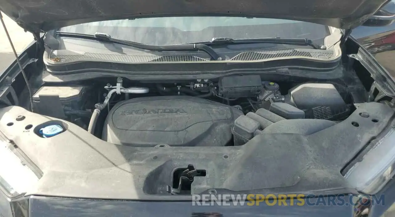 12 fotografías del automóvil dañado 5FPYK3F81MB009705 HONDA RIDGELINE 2021