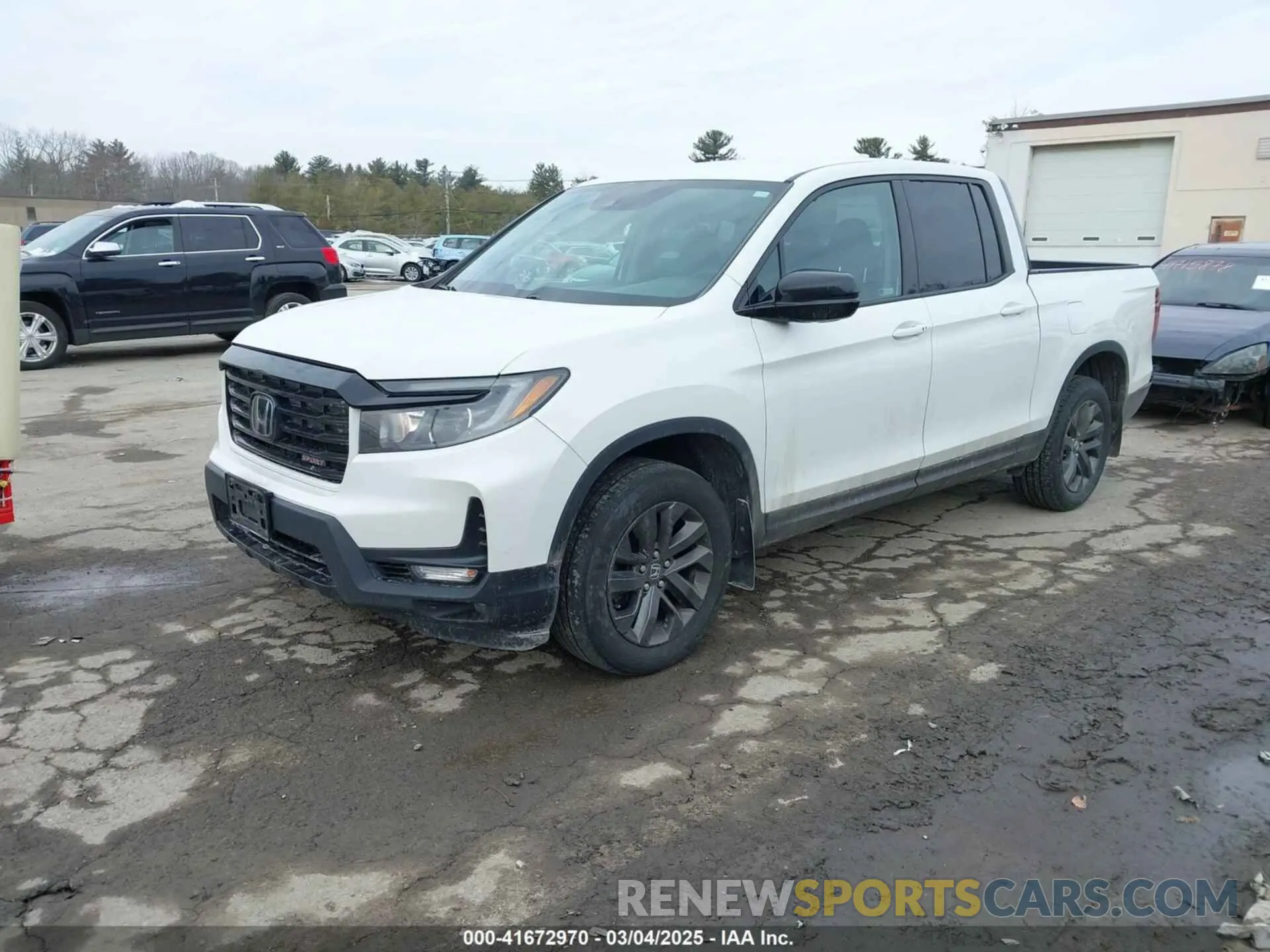 2 fotografías del automóvil dañado 5FPYK3F13NB019849 HONDA RIDGELINE 2022