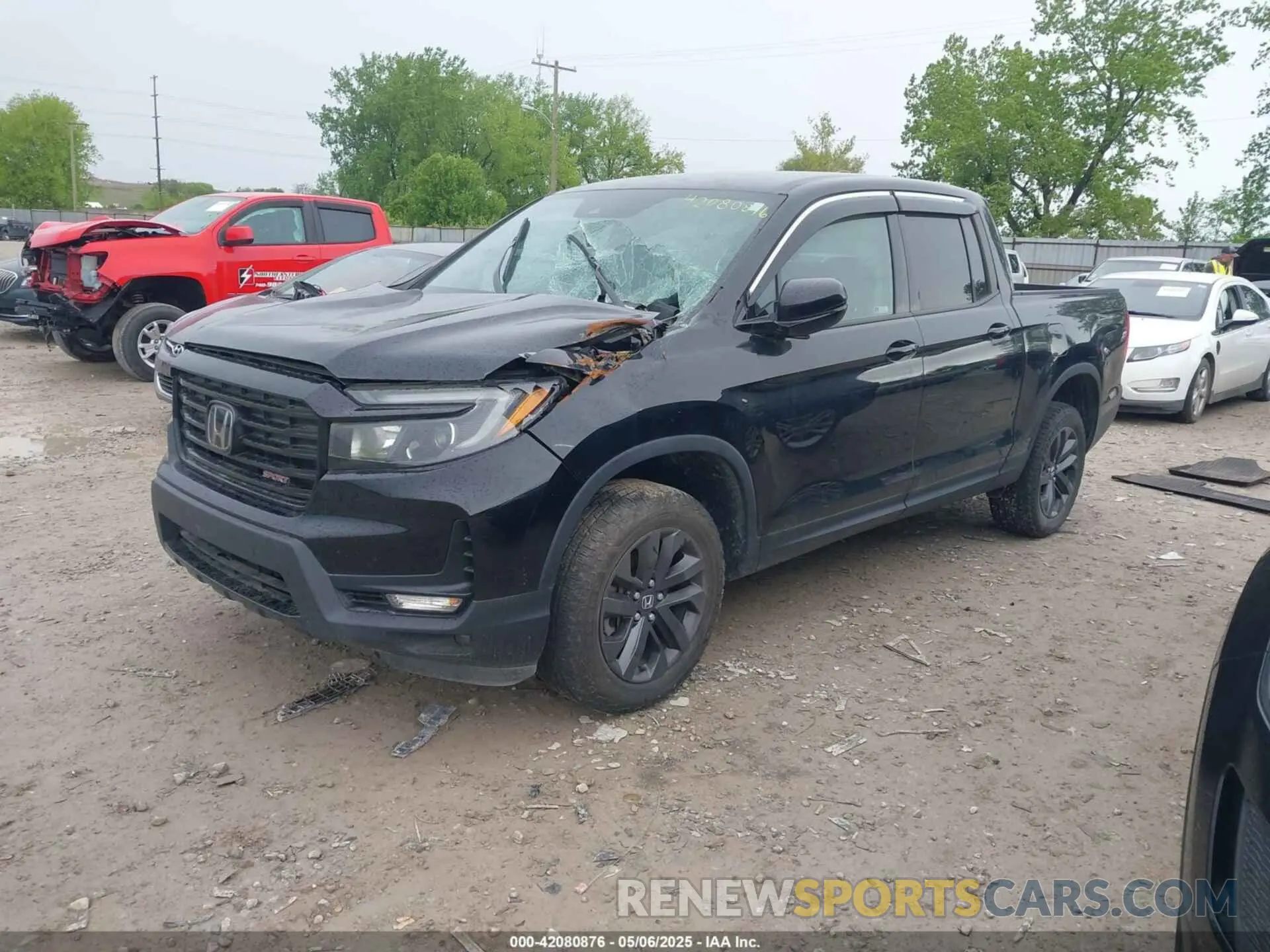2 fotografías del automóvil dañado 5FPYK3F18NB007356 HONDA RIDGELINE 2022
