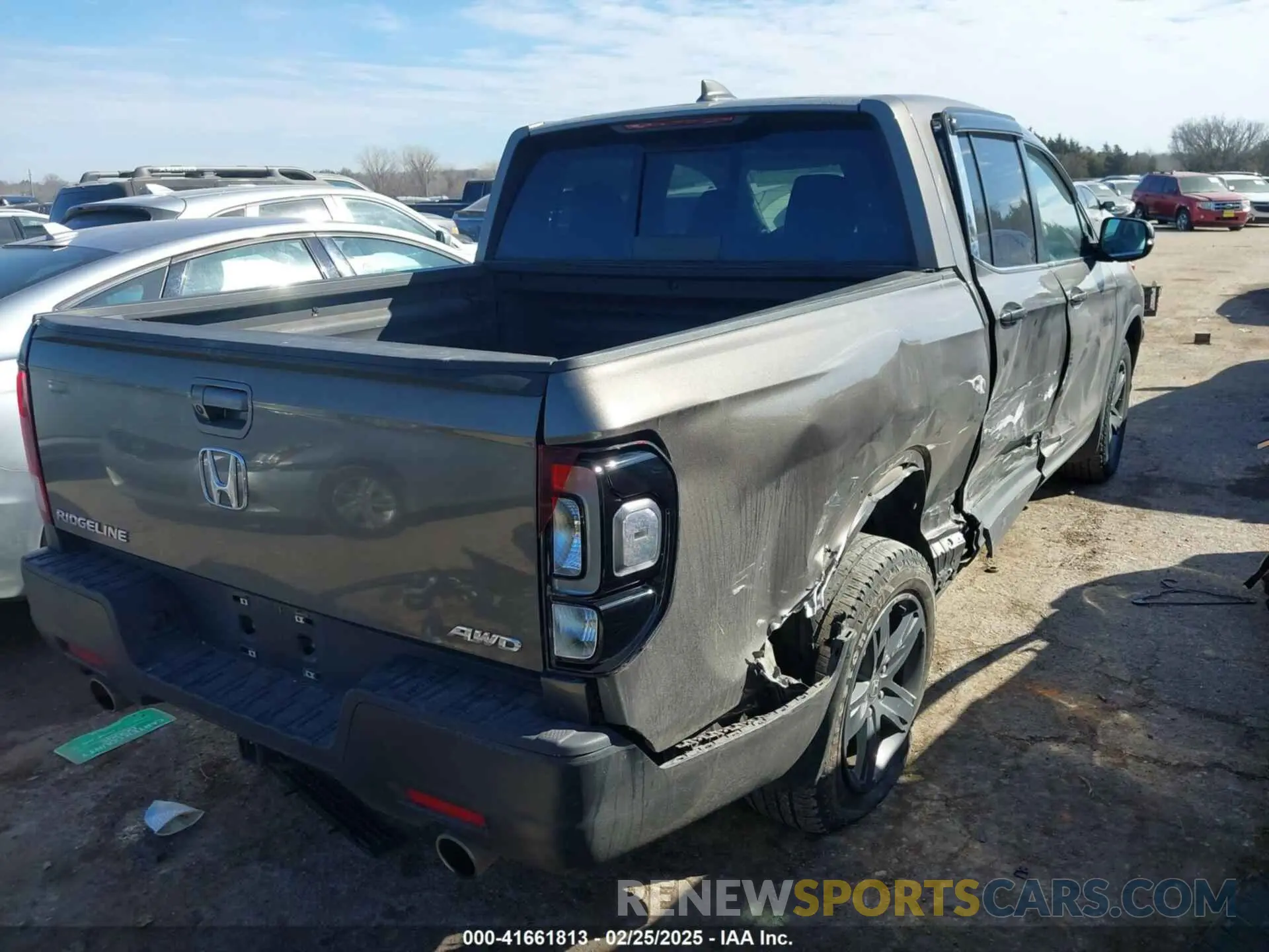 4 fotografías del automóvil dañado 5FPYK3F50NB000453 HONDA RIDGELINE 2022