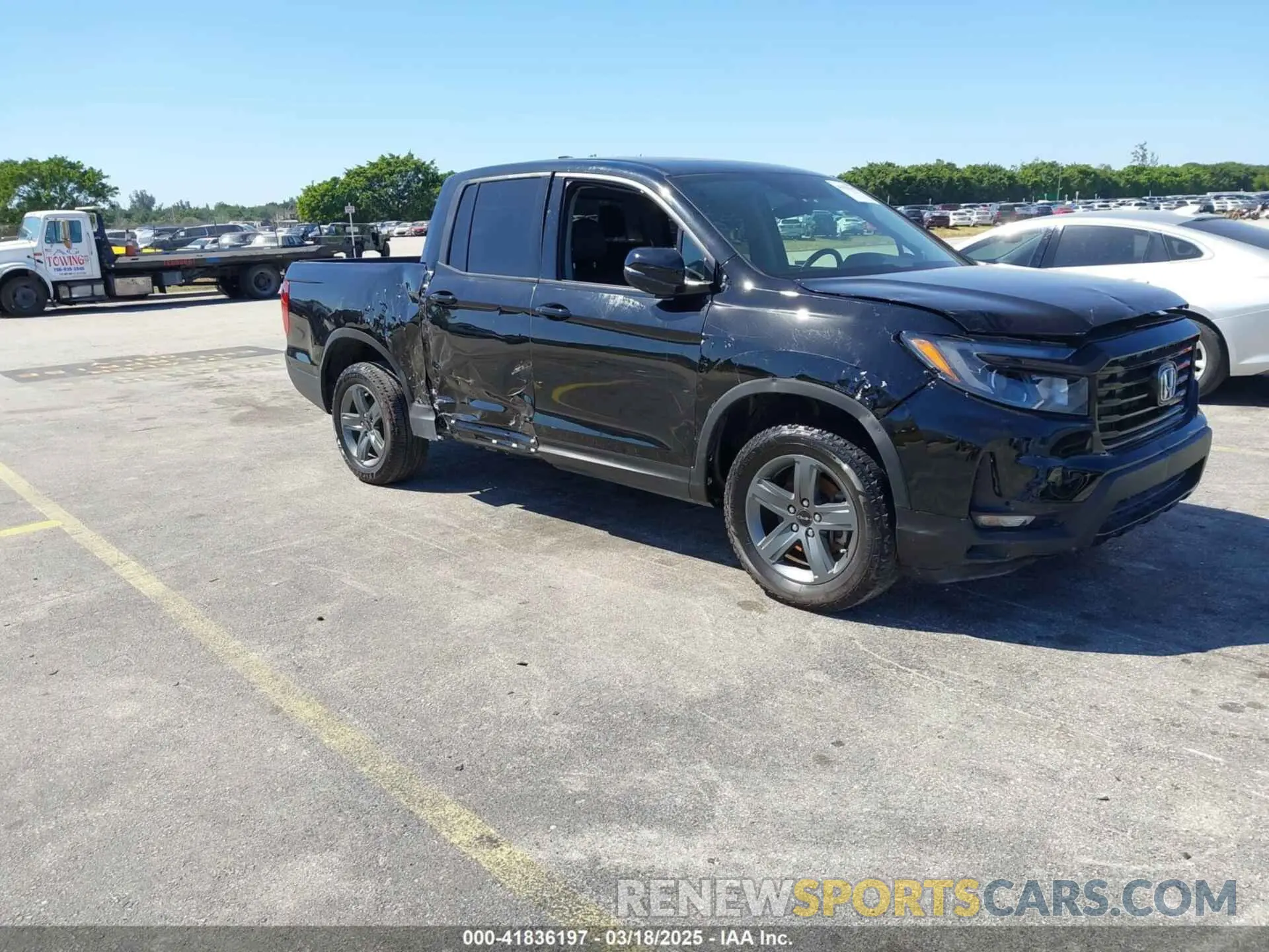 1 fotografías del automóvil dañado 5FPYK3F50NB016717 HONDA RIDGELINE 2022