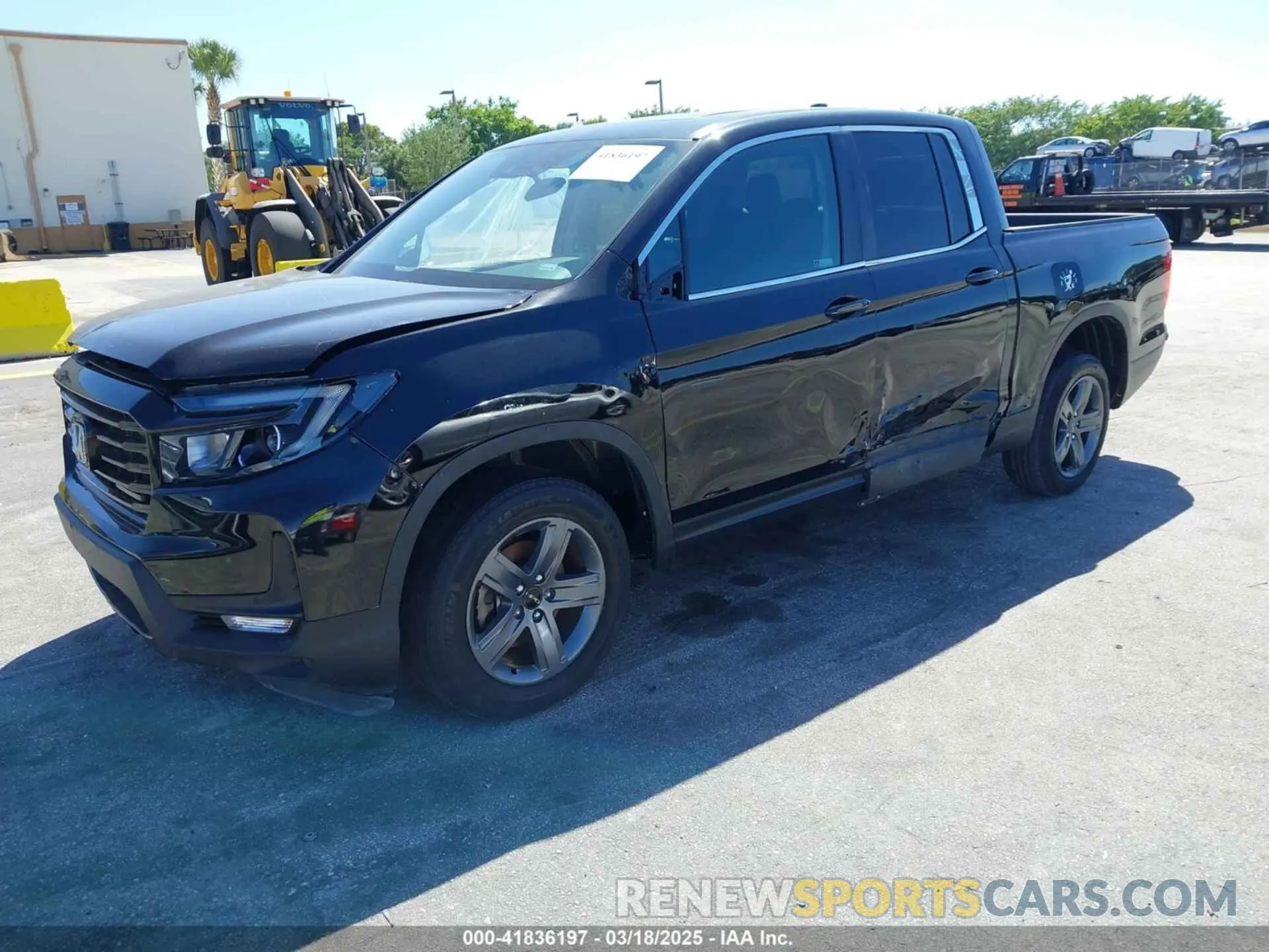2 fotografías del automóvil dañado 5FPYK3F50NB016717 HONDA RIDGELINE 2022