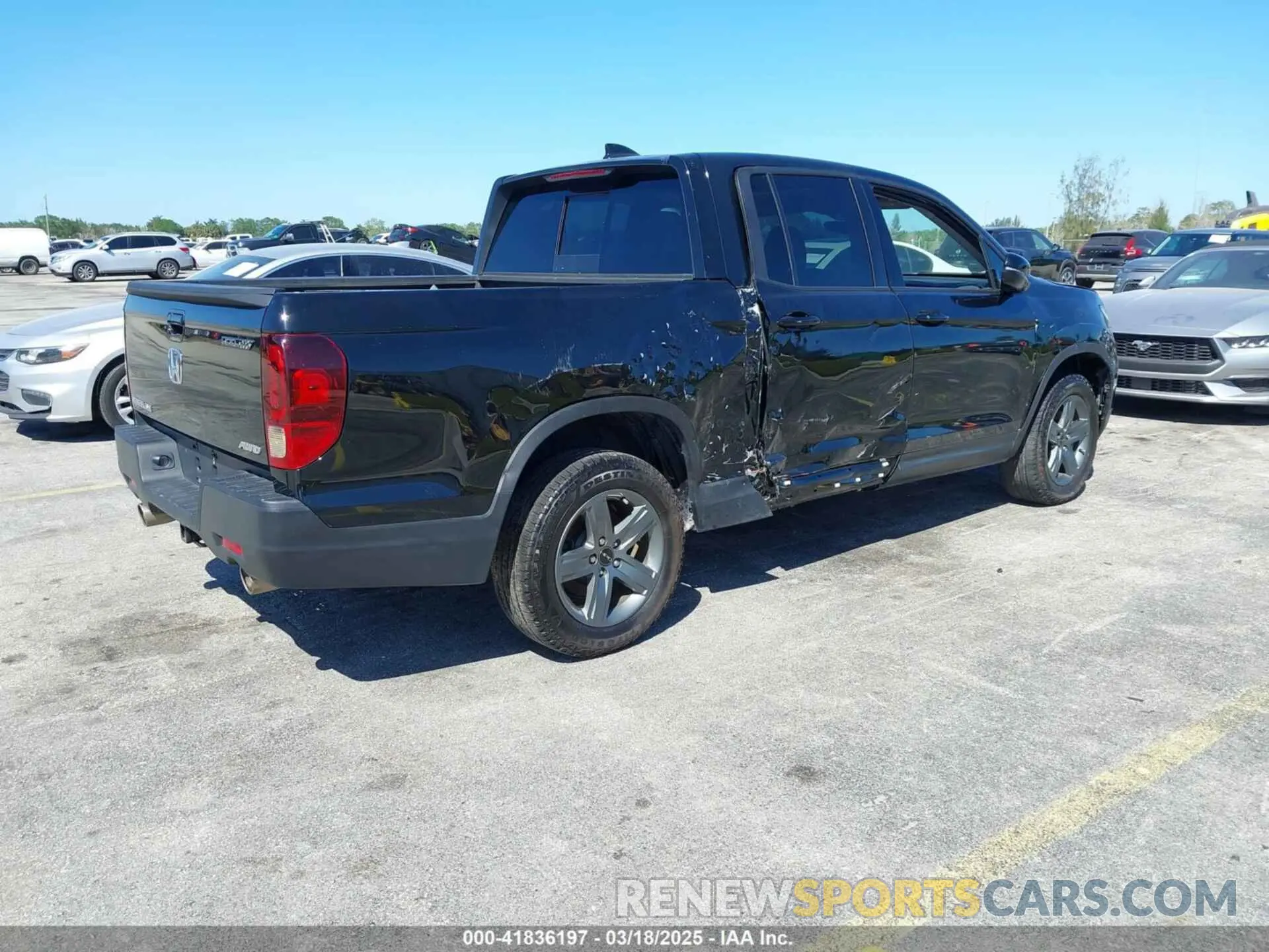 4 fotografías del automóvil dañado 5FPYK3F50NB016717 HONDA RIDGELINE 2022