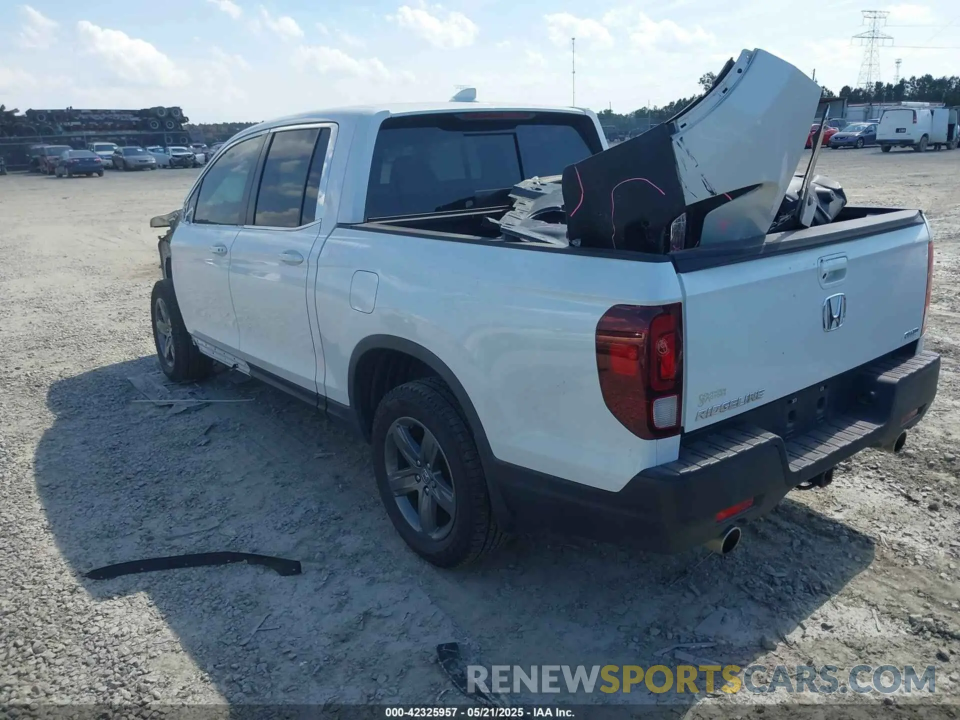 3 fotografías del automóvil dañado 5FPYK3F51NB025152 HONDA RIDGELINE 2022
