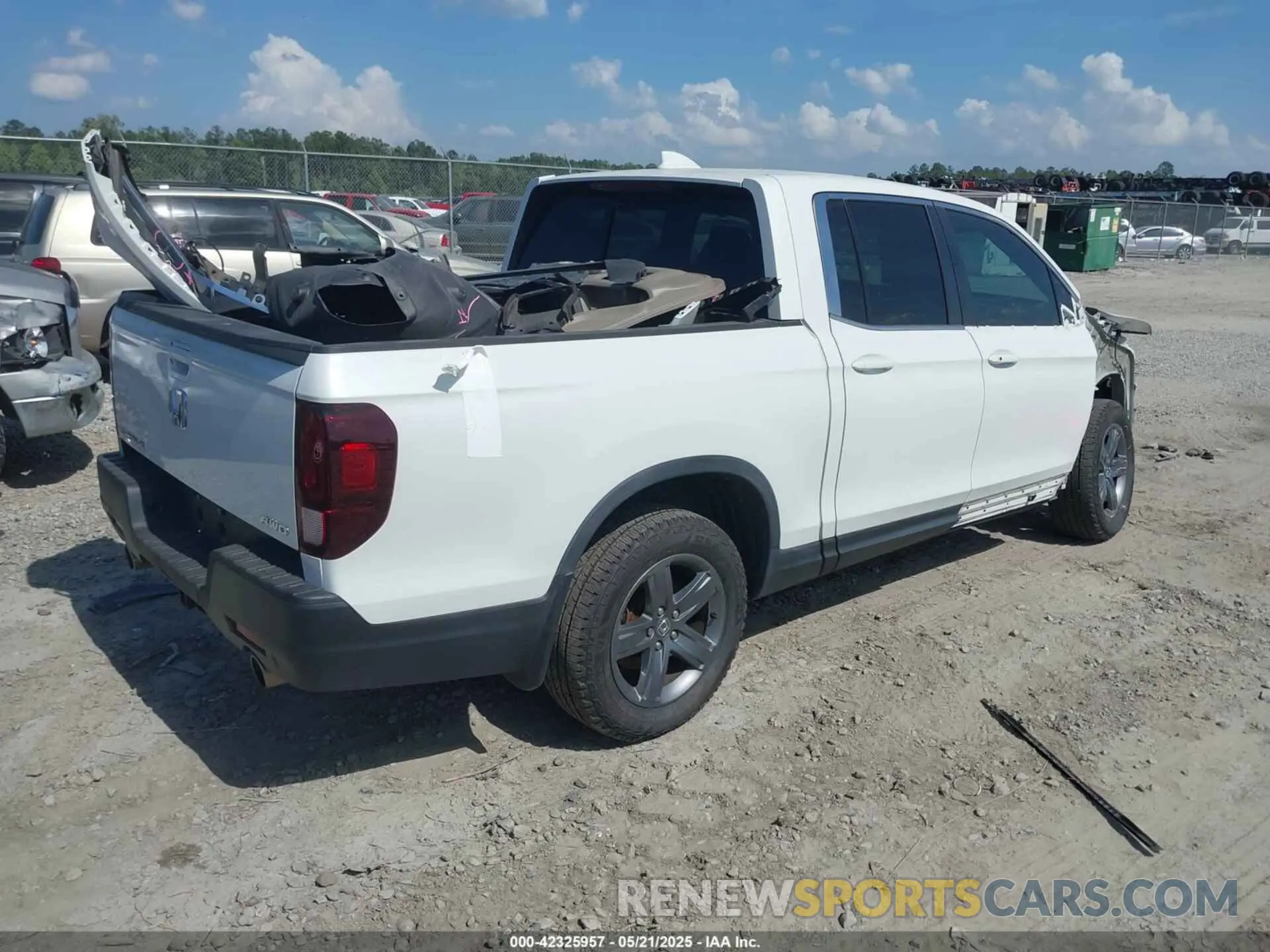 4 fotografías del automóvil dañado 5FPYK3F51NB025152 HONDA RIDGELINE 2022