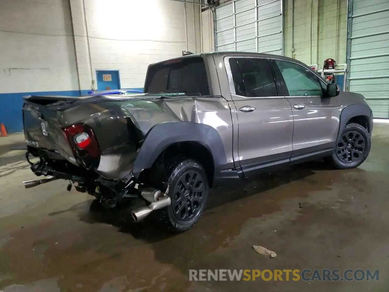3 fotografías del automóvil dañado 5FPYK3F70NB032529 HONDA RIDGELINE 2022