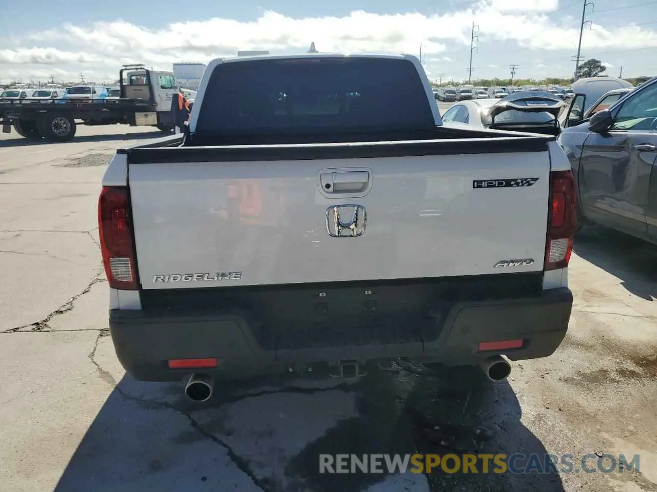 6 fotografías del automóvil dañado 5FPYK3F72NB018843 HONDA RIDGELINE 2022