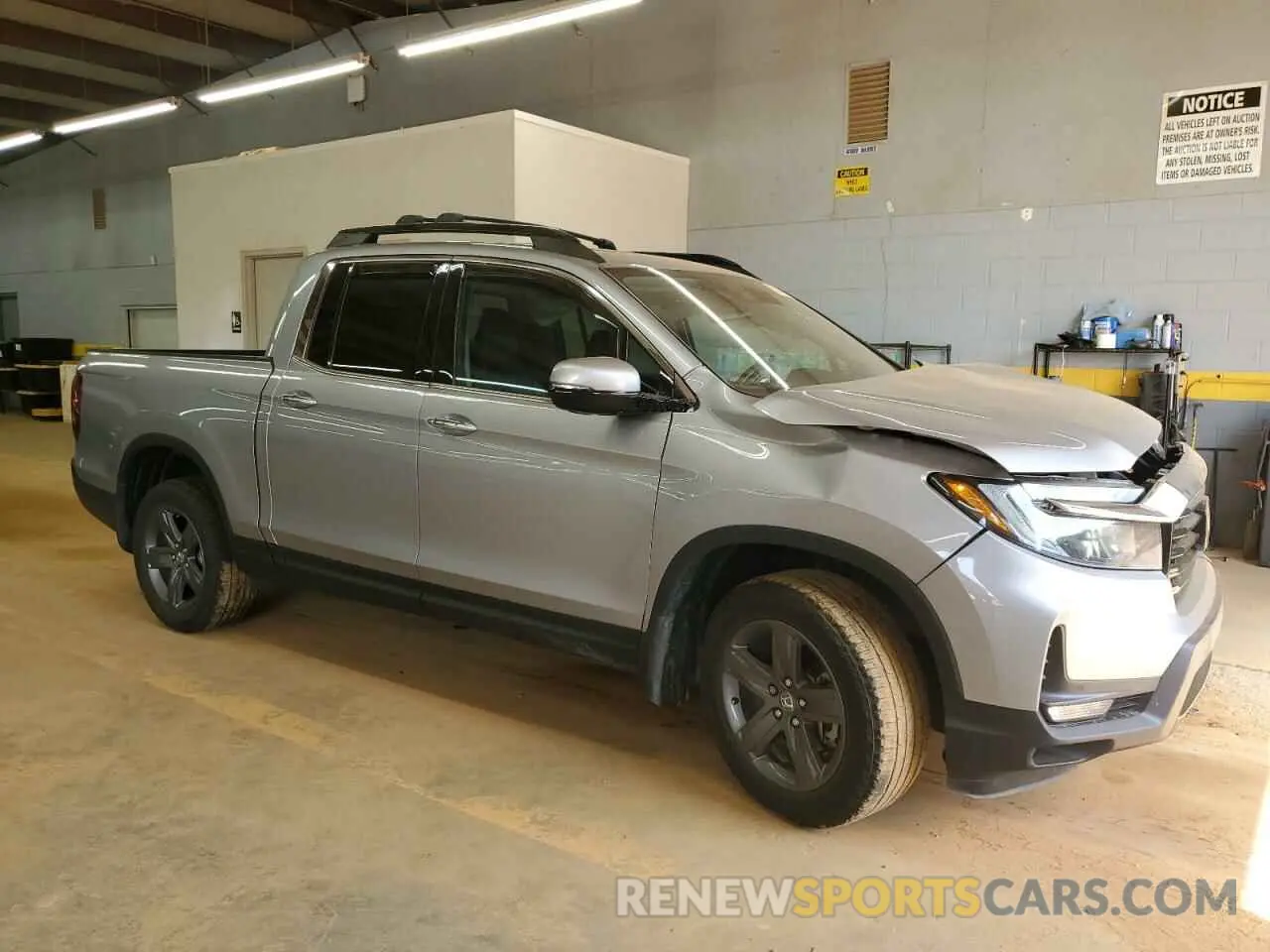 4 fotografías del automóvil dañado 5FPYK3F73NB008273 HONDA RIDGELINE 2022